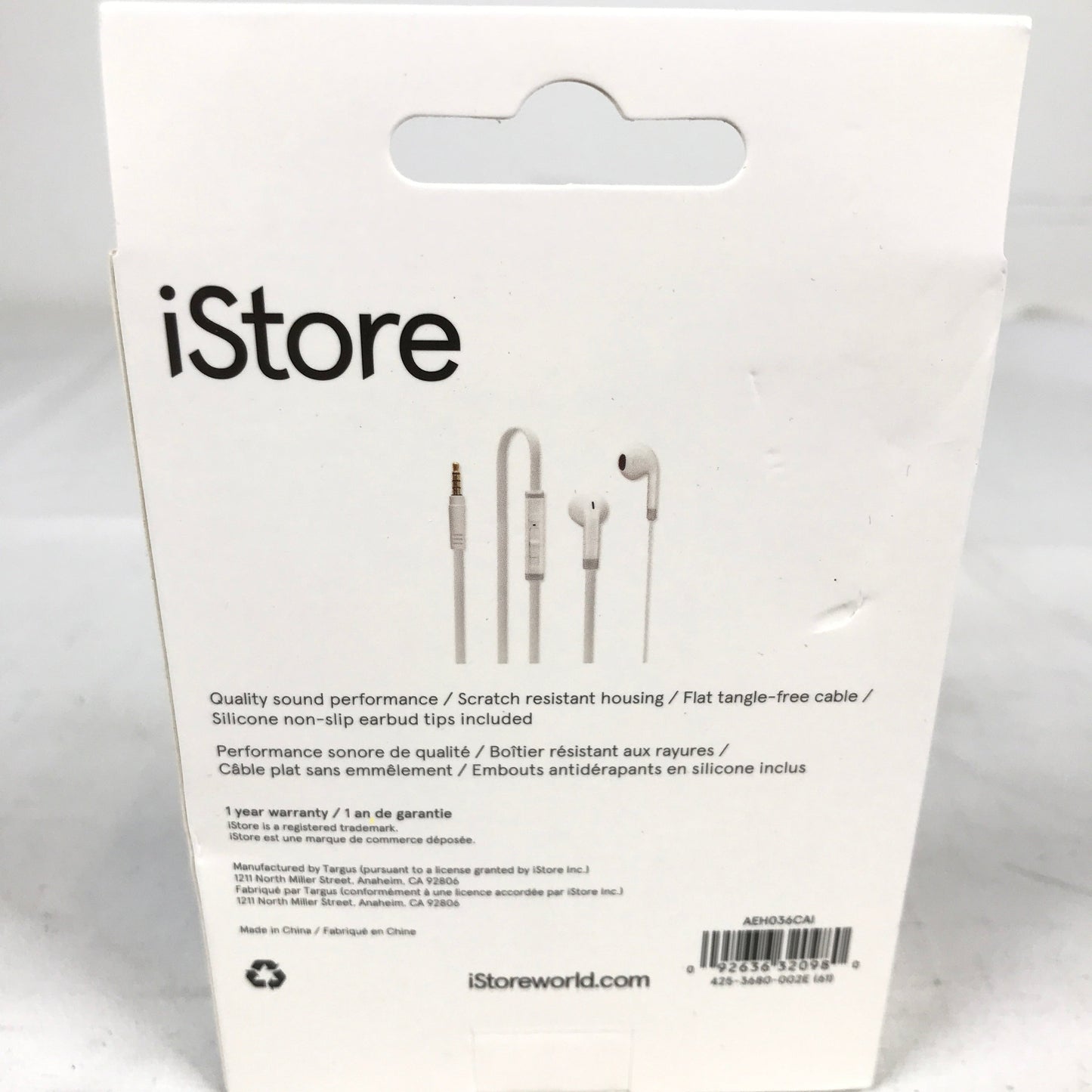 iStore Classic Fit Earbuds (3.5mm Headphone Plug)