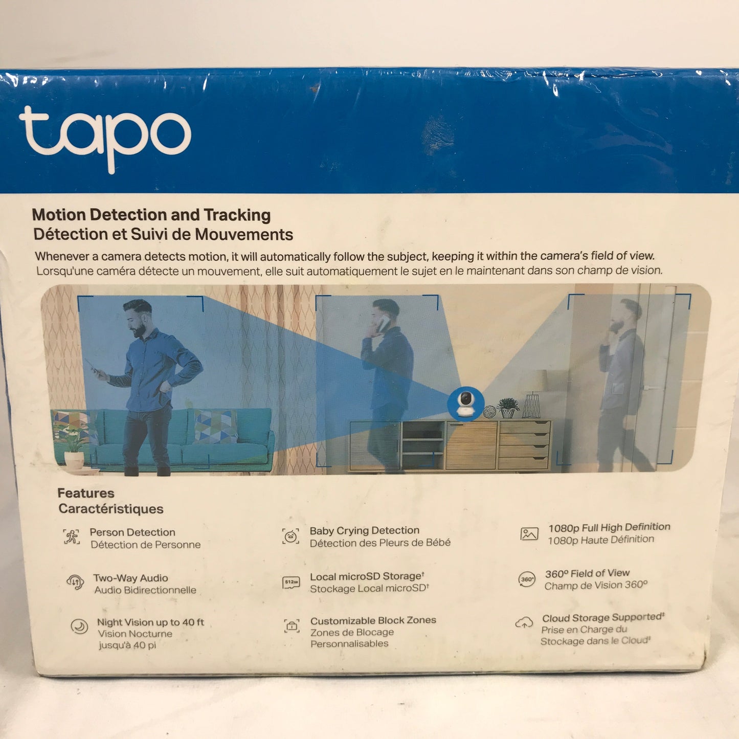 Tapo Smart Pan/Tilt 1080p Full HD WiFi Camera (Tapo C200)