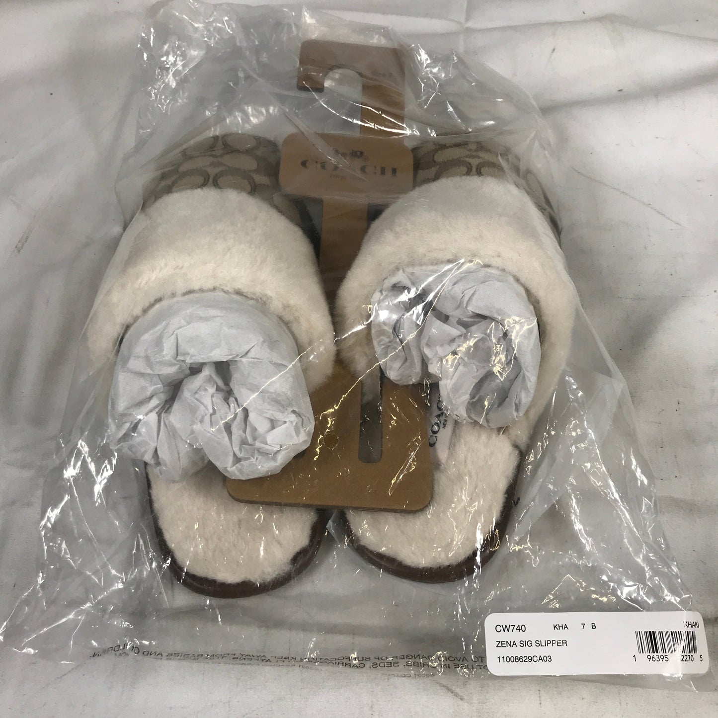 Coach - Zena Slipper In Signature Jacquard