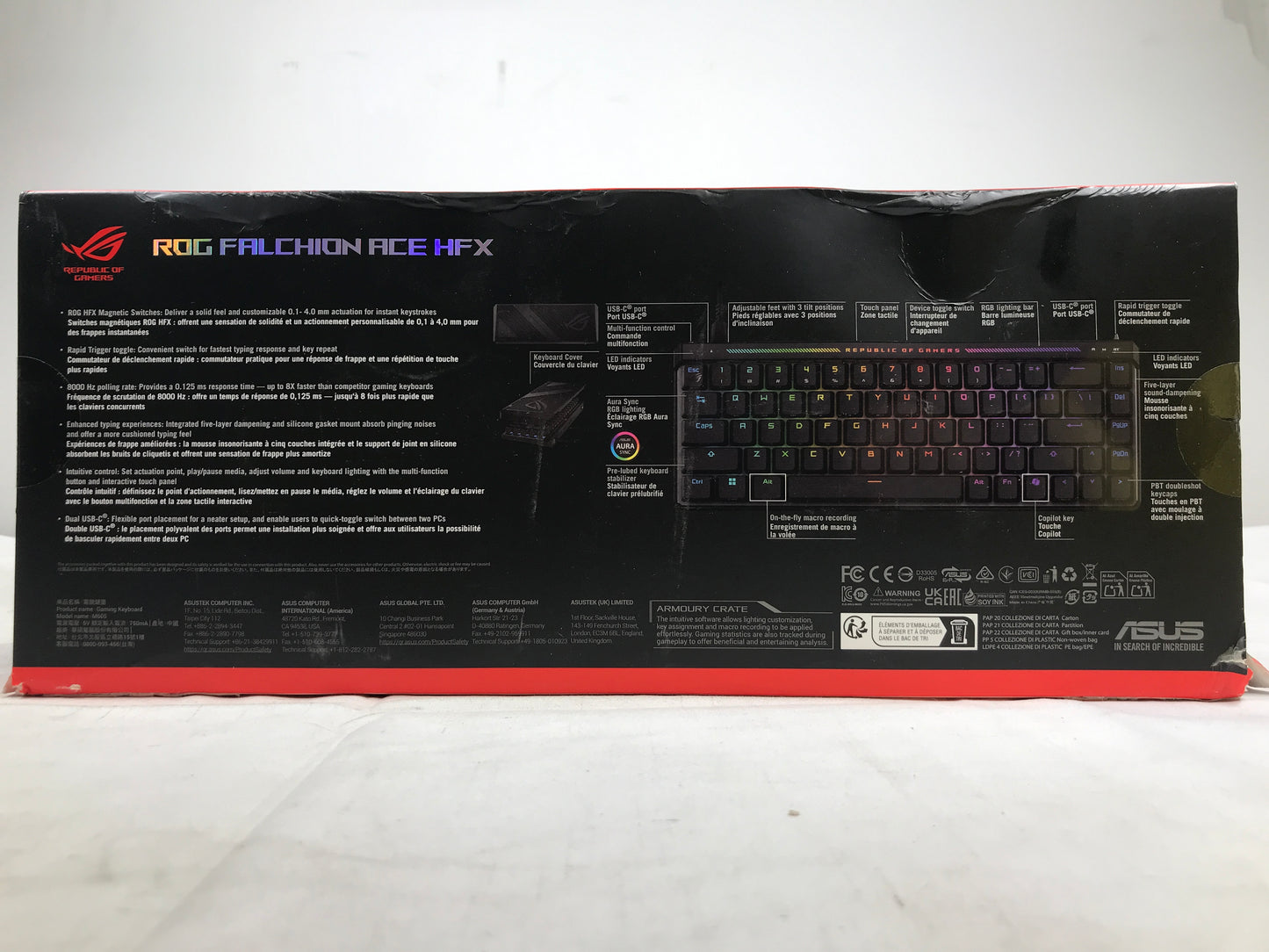 ROG Falchion Ace HFX Gaming Keyboard