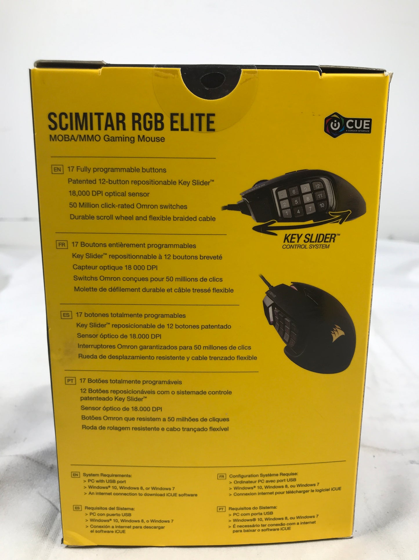 Corsair Scimitar RGB Elite MOBA/MMO Gaming Mouse