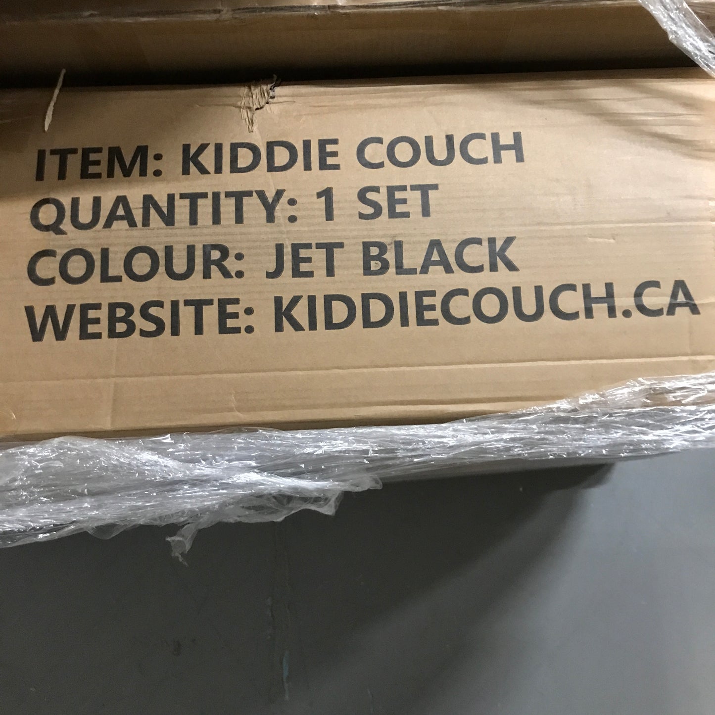 Kiddie Couch - Jet Black