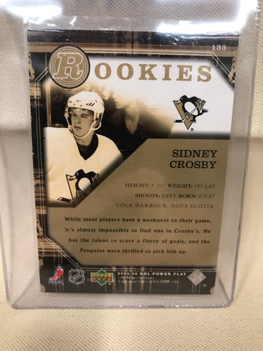 Sidney Crosby 2005-06 Upper Deck Power Play Rookie Card Pittsburgh Penguins RC