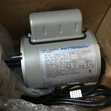 Patterson Part 10025PHC 1/2 HP Single Phase Replacement Motor - PICK UP ONLY