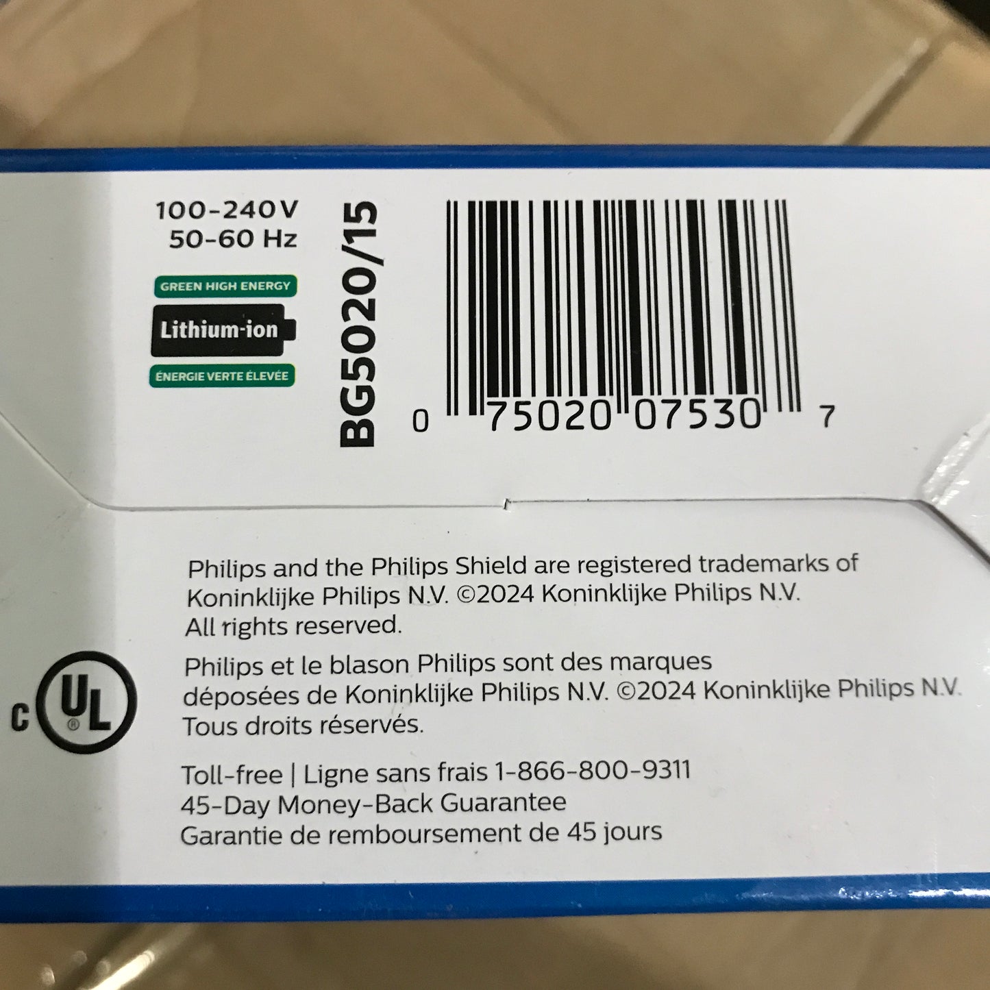 Philips Bodygroom Trimmer BG5020/15