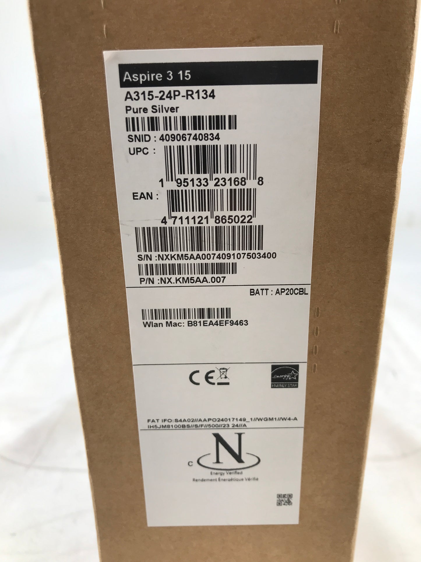 Acer Aspire 3 15.6" Intel Laptop
