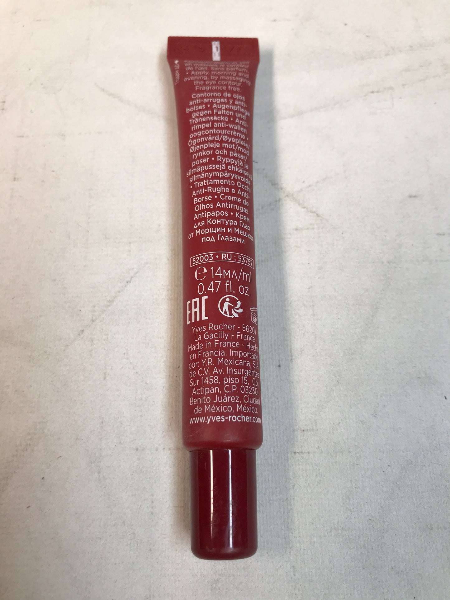 Yves Rocher Anti-Wrinkle De-Puffing Eye Care