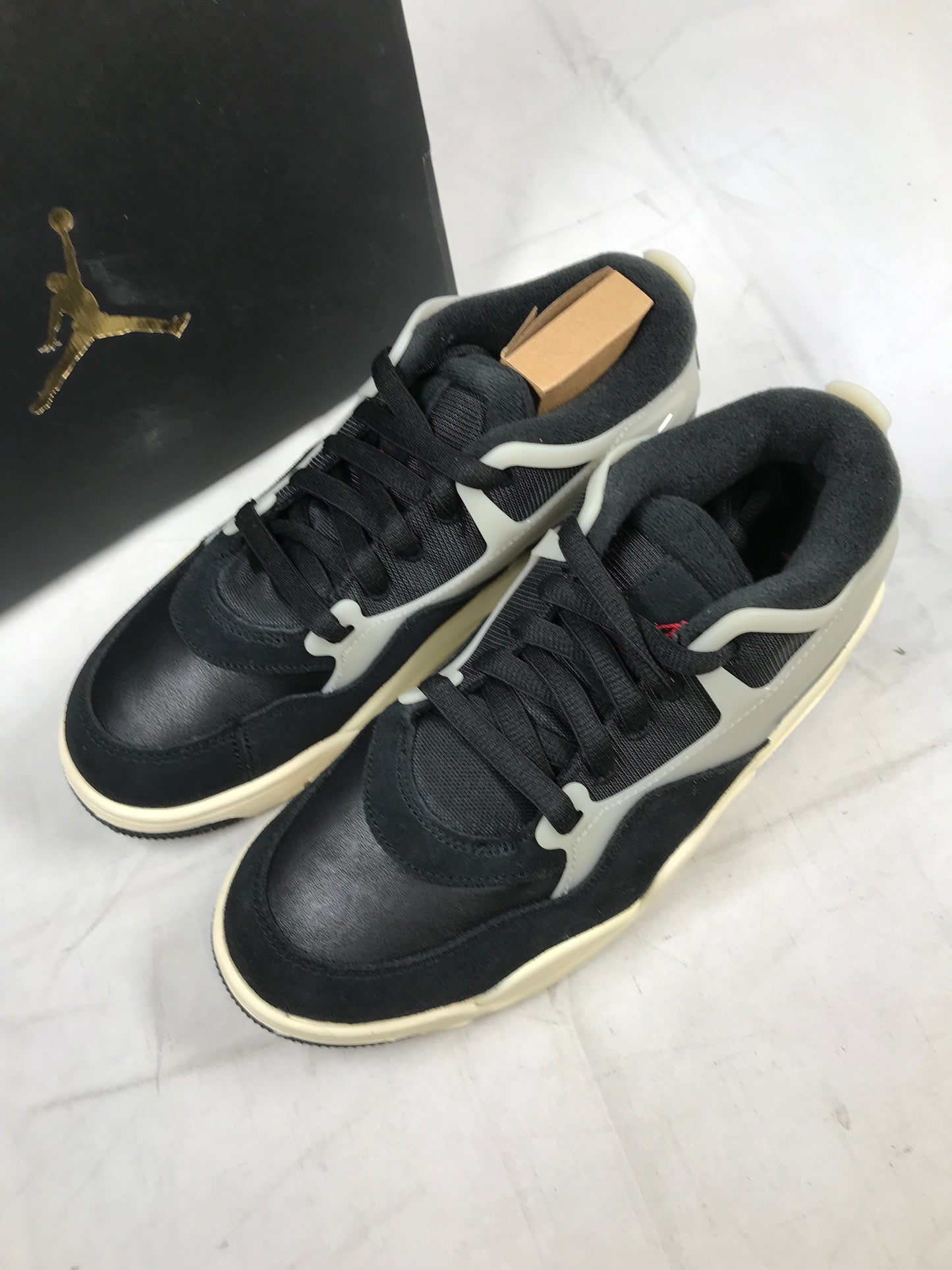 Air Jordan 4 RM Black Sail (GS)