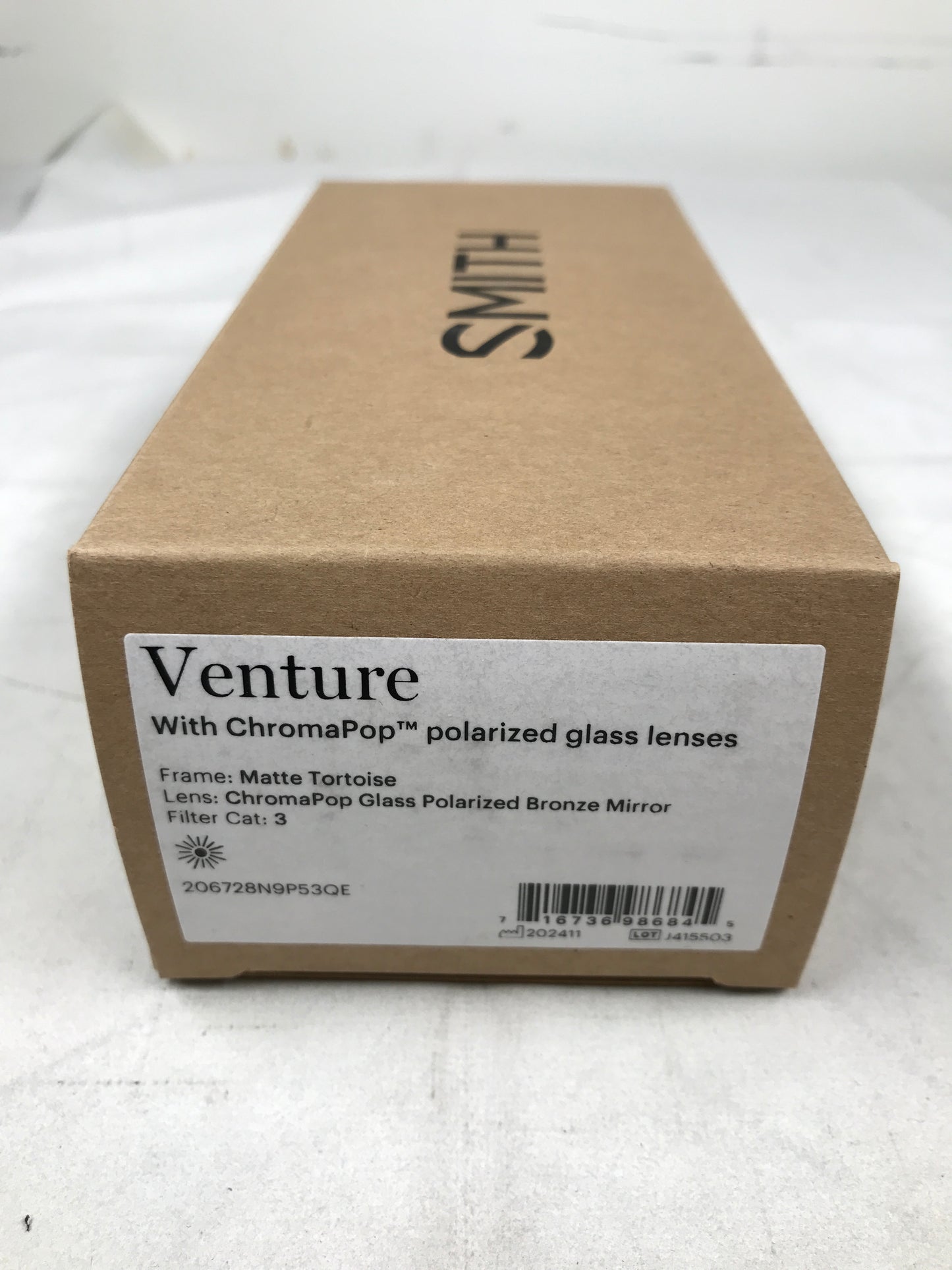Smith Venture Sunglasses - Matte Tortoise + ChromaPop Glass Polarized Bronze Mirror Lens