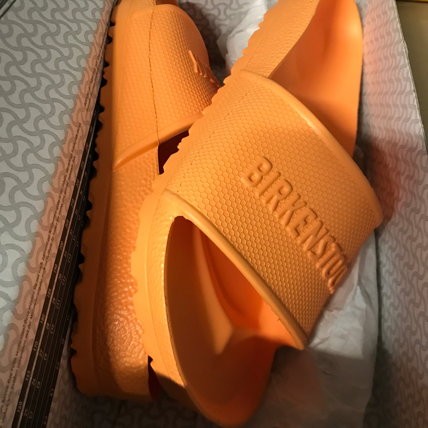 Birkenstock Women's Barbados Essentials Slides - Papaya