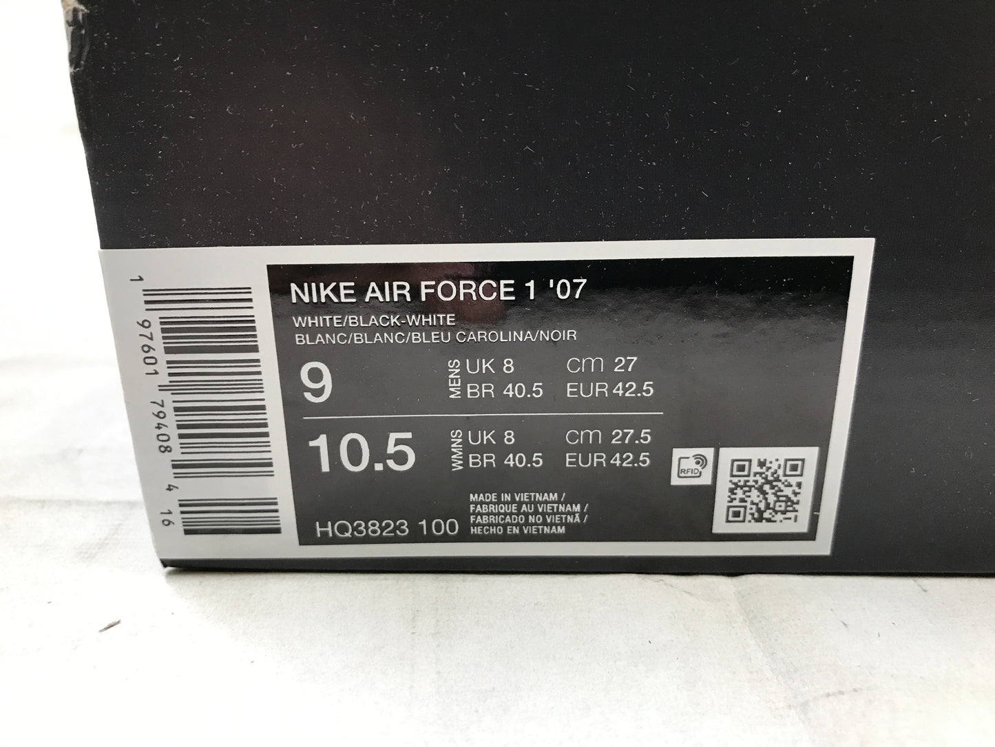 Nike Air Force 1 Low Basketball Hangtag