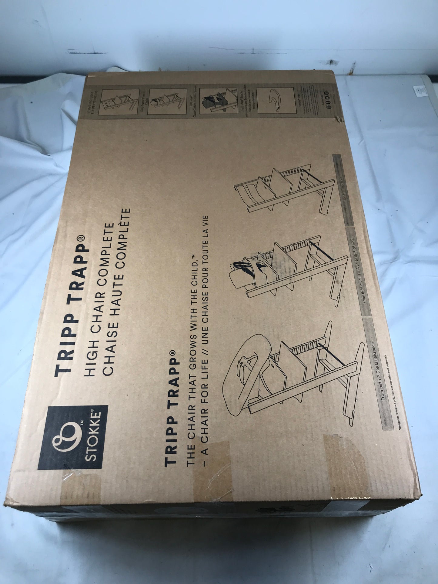 Stokke Tripp Trapp High Chair Complete - Natural/MosaicGreen