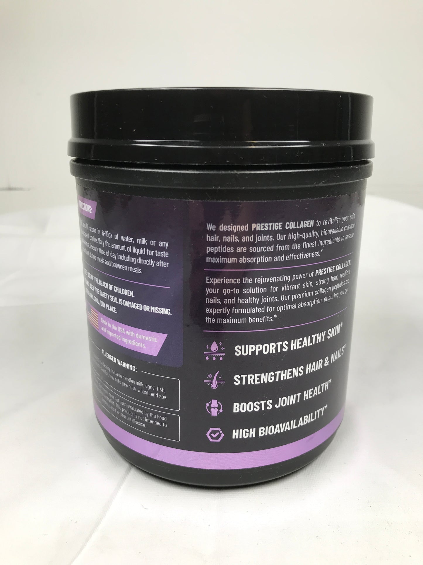 Prestige Labs Collagen Peptides Powder, 1 Month (30 Servings)