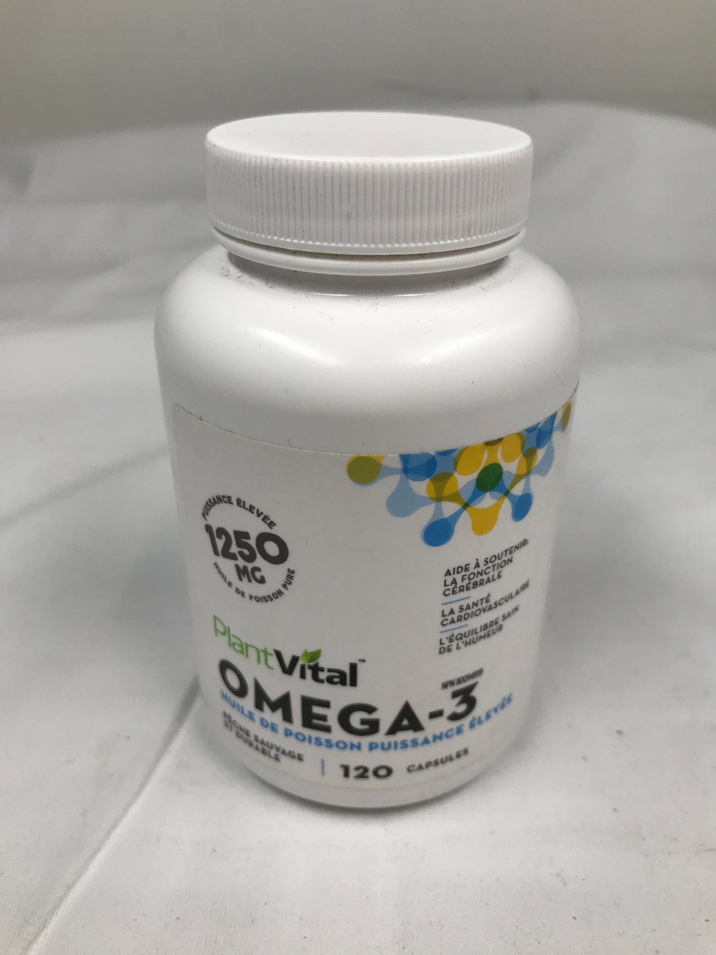 PlantVital Omega 3 Fish Oil, 120 Capsules