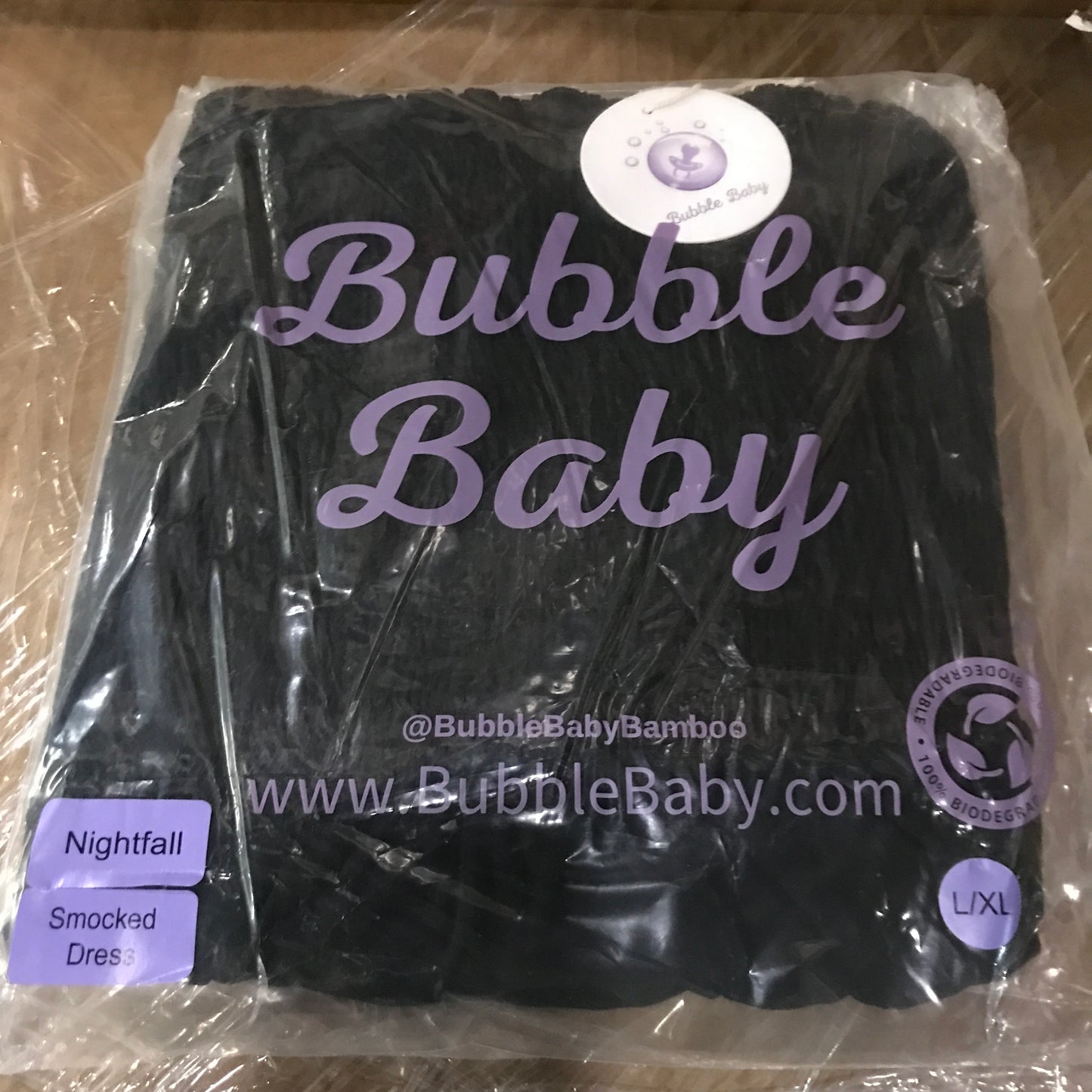 Bubble Baby - Adult Smocked Dress - Nightfall