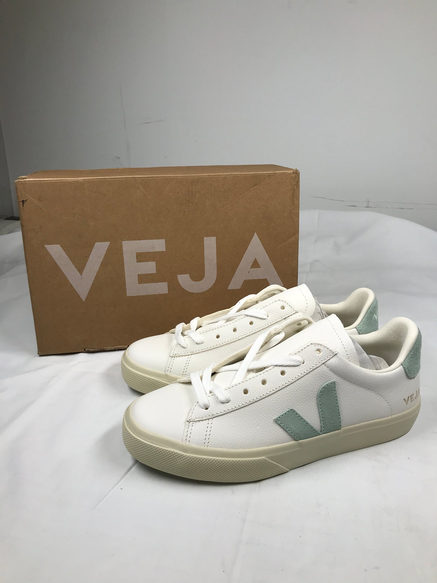 Veja Campo Leather White Matcha Sneakers