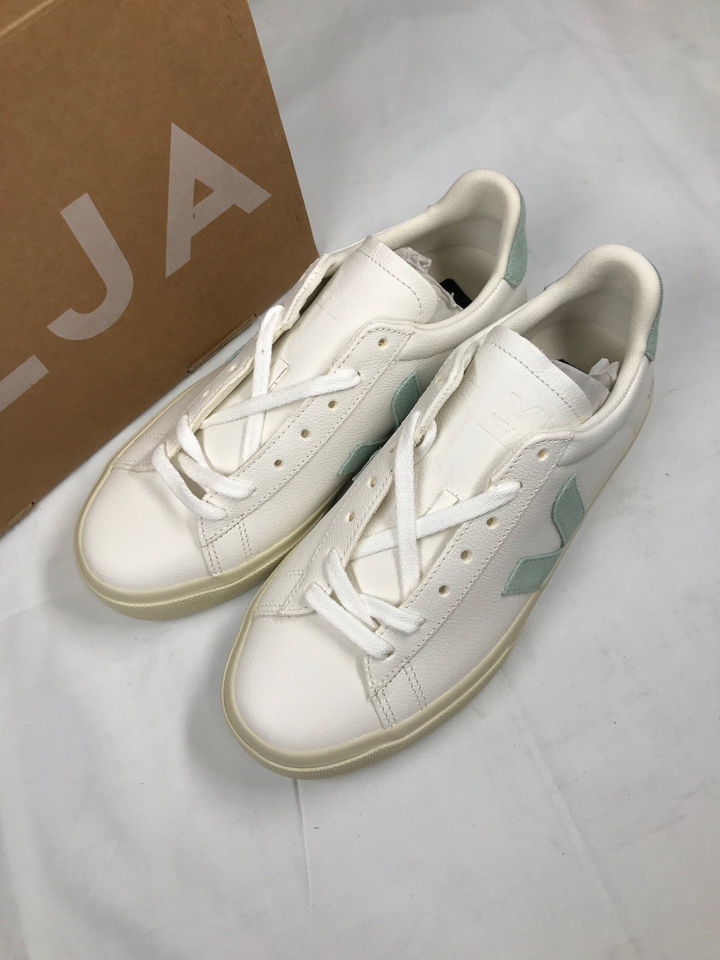 Veja Campo Leather White Matcha Sneakers