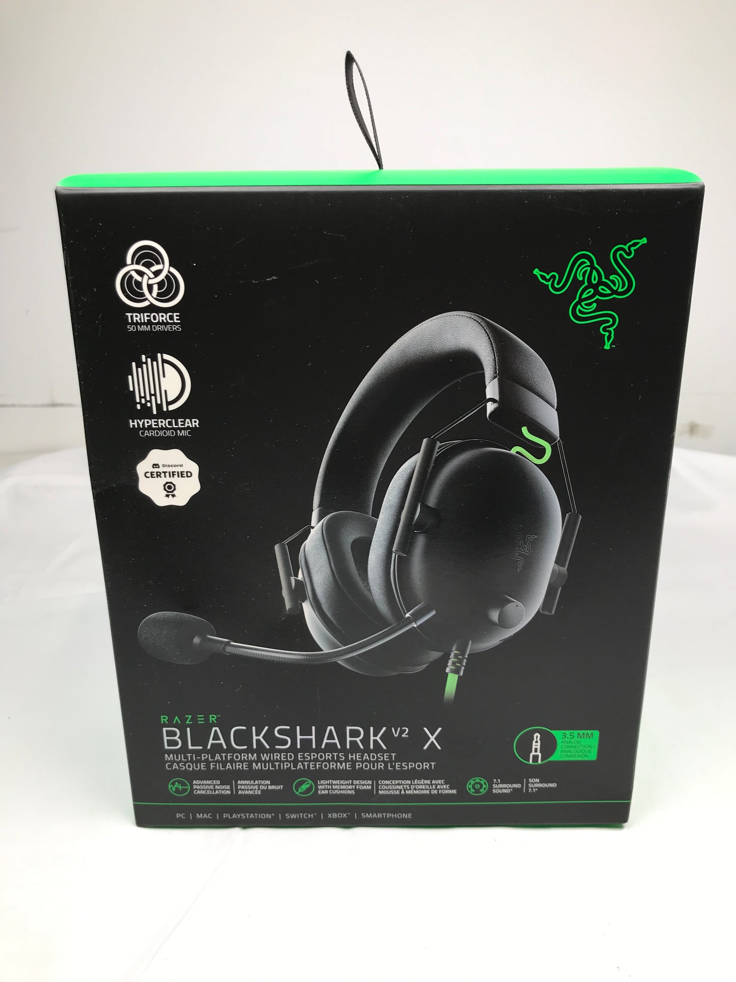 Razer Blackshark V2 X Gaming Headphones
