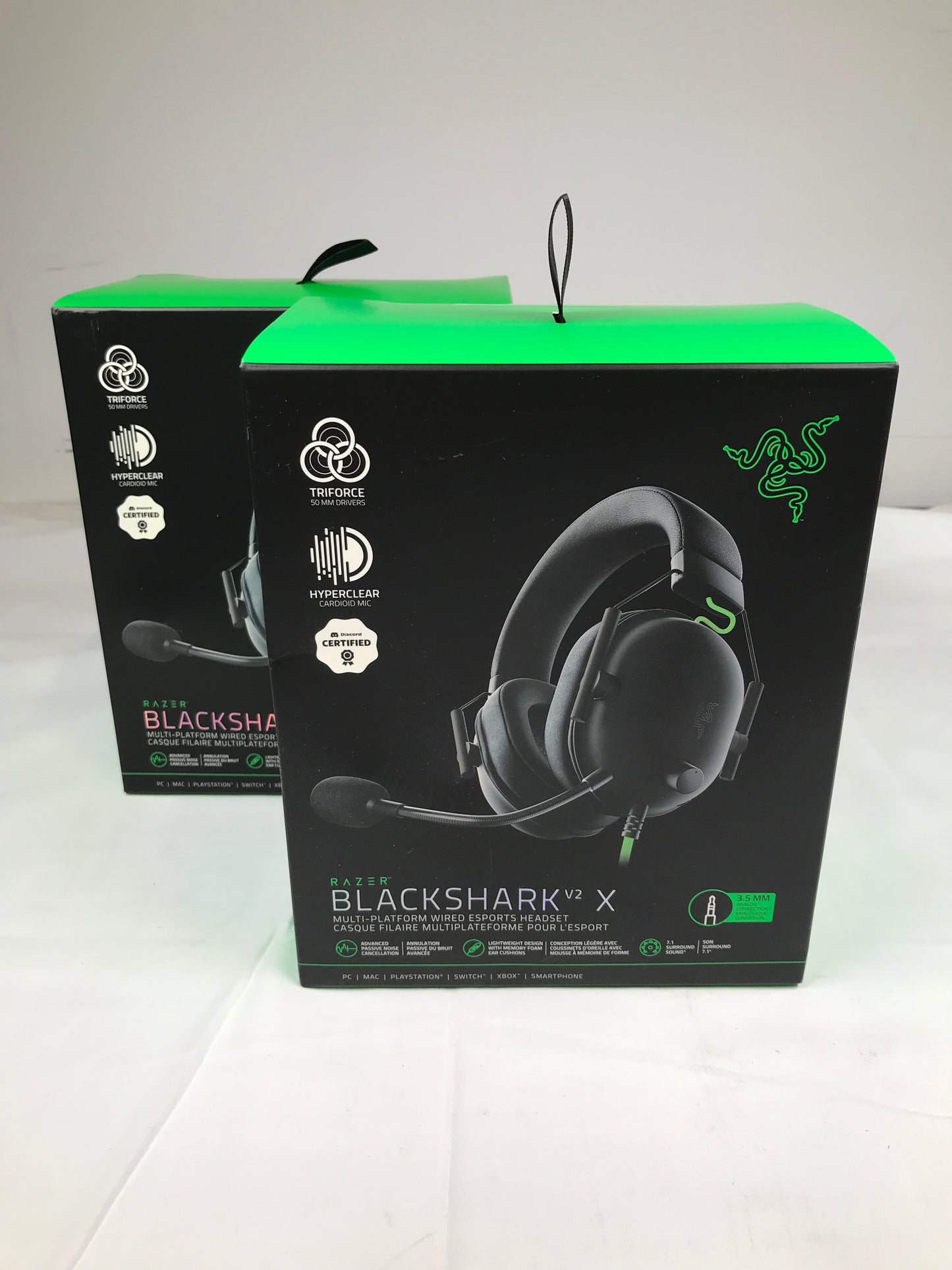 Razer Blackshark V2 X Gaming Headphones - 2 Pack