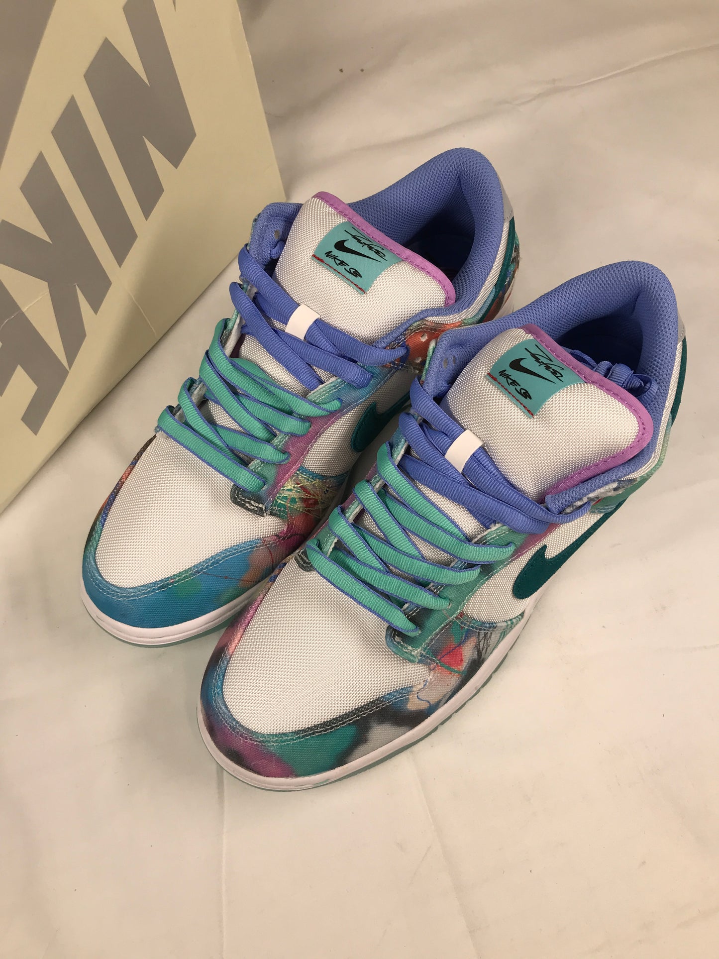 Nike SB Dunk Low Futura Laboratories Bleached Aqua