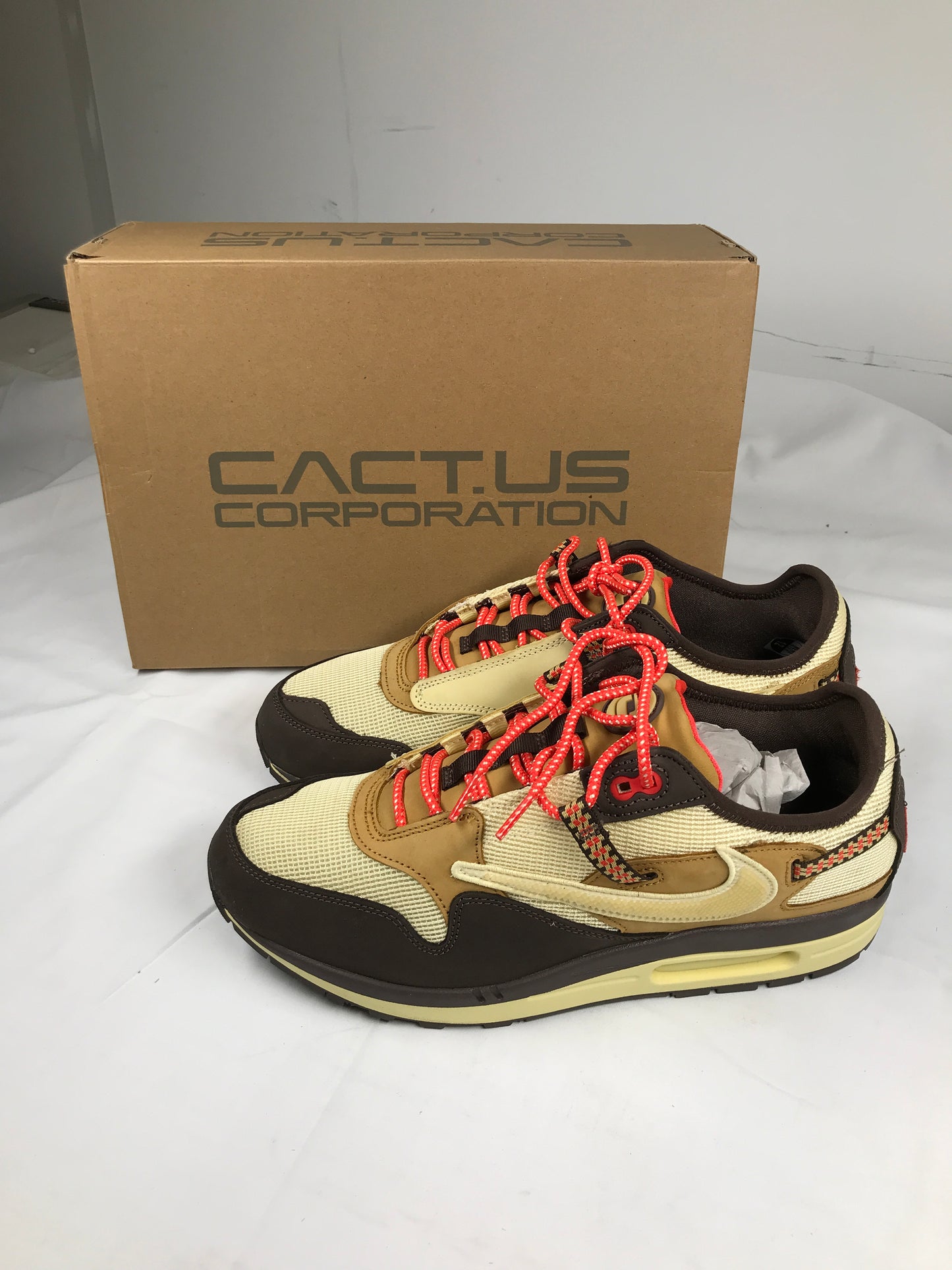 Nike Air Max 1 Travis Scott Cactus Jack Baroque Brown