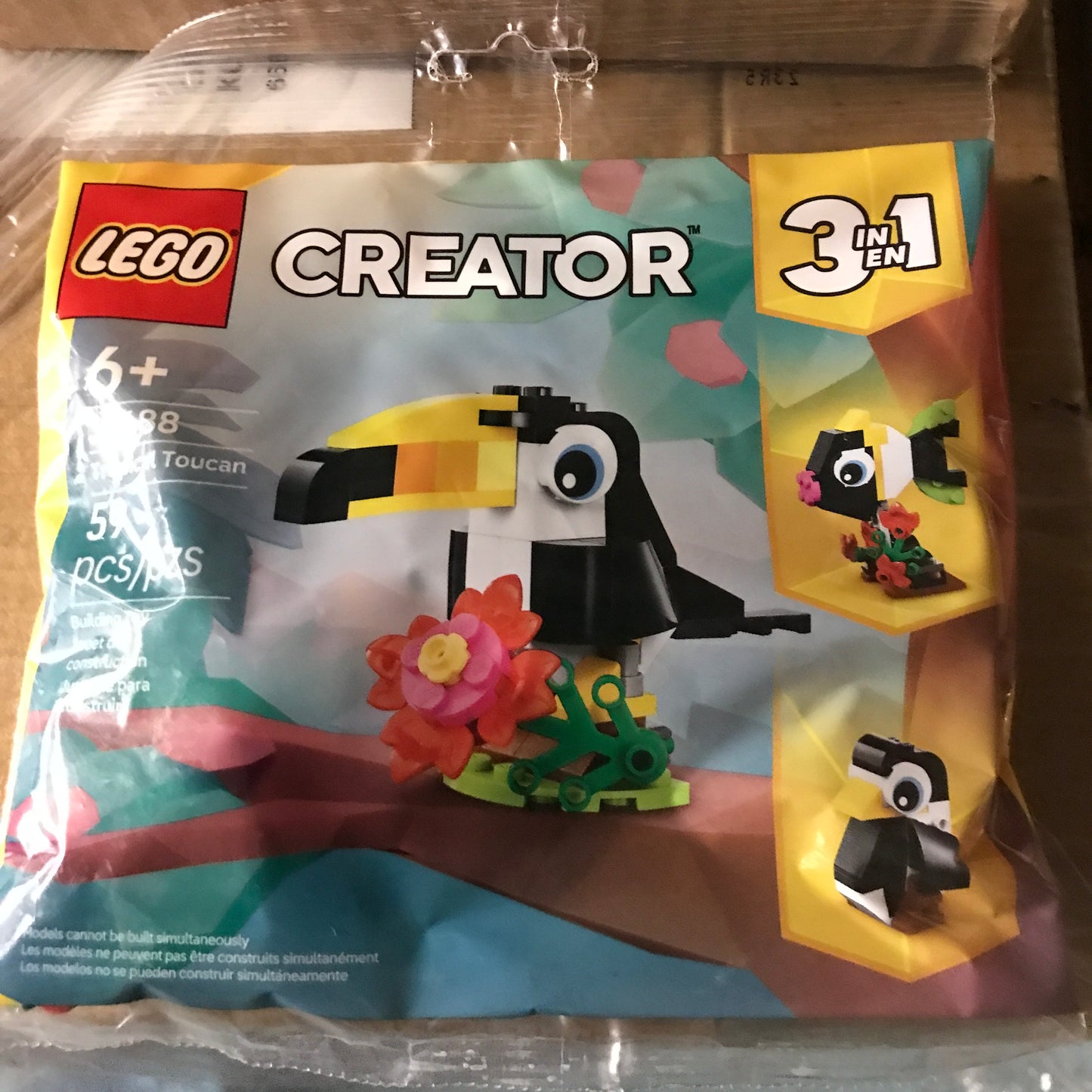 Lego Creator 3-in-1 Tropical Toucan - Case Pack (30 Pcs)