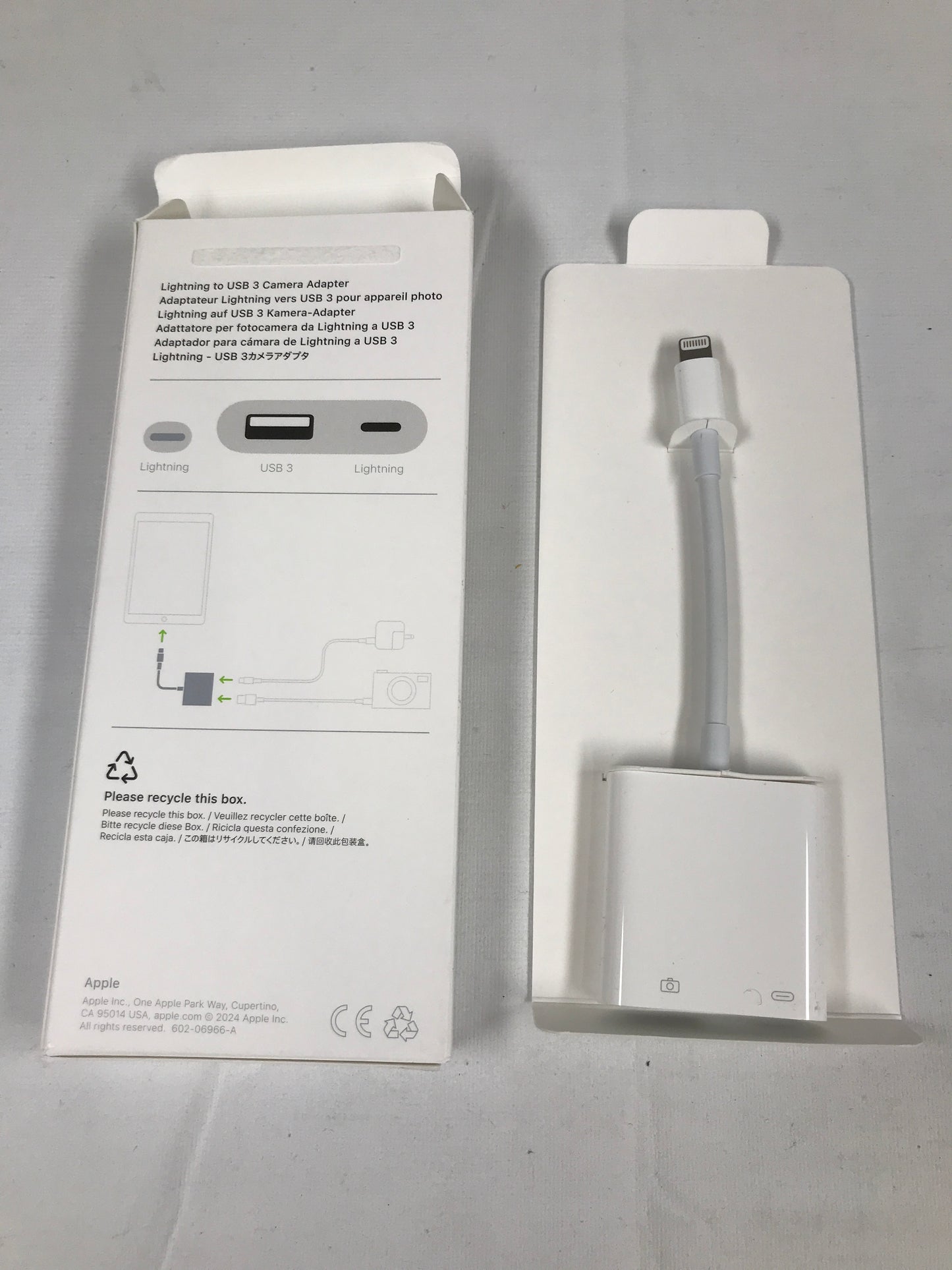 Apple Lightning to USB 3 Camera Adapter