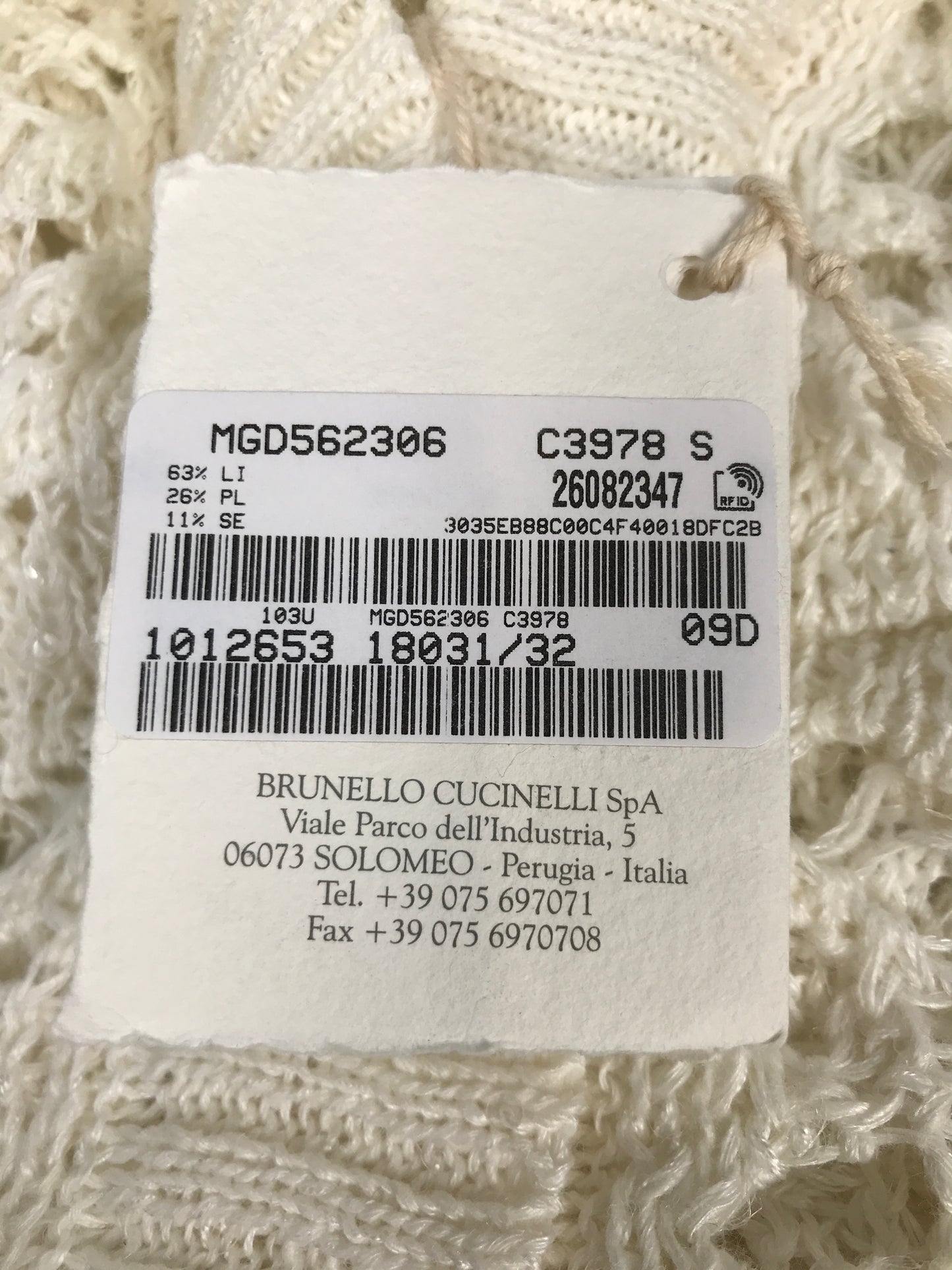 Brunello Cucinelli Foliage lace hooded cardigan in linen and silk diamond yarn