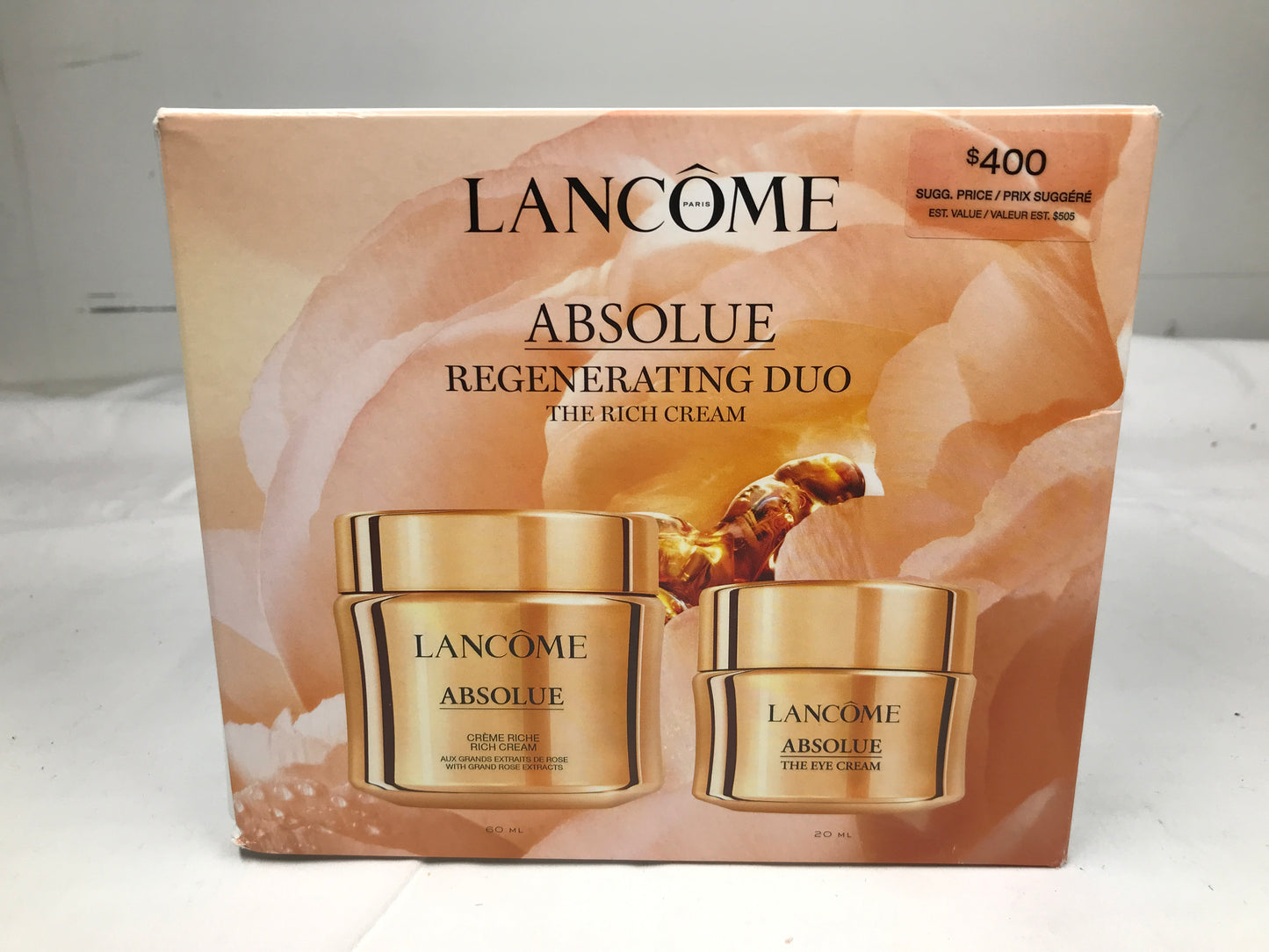 1 Lancôme Absolue Soft Cream & Eye Cream Regenerating Routine Skincare Duo