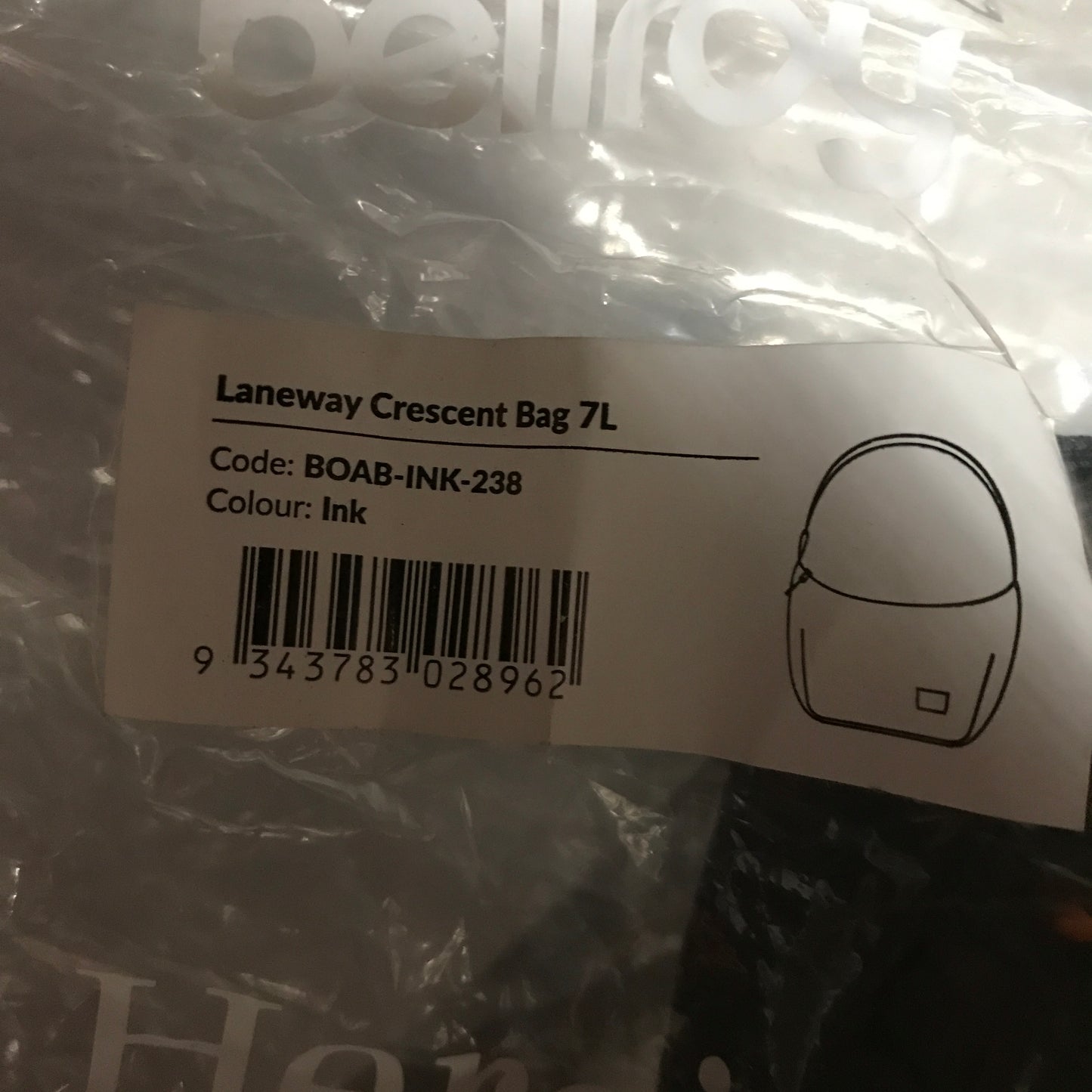 Bellroy Laneway Crescent Bag 7L - Ink