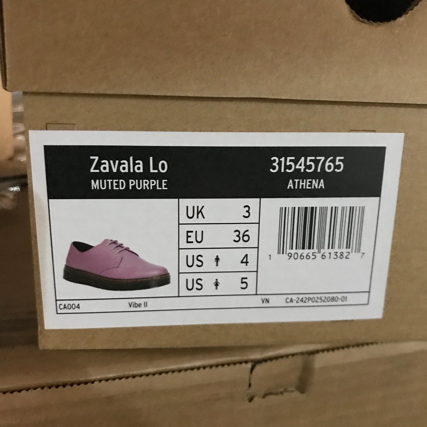 Dr. Martens Zavala Lo Shoes - Muted Purple Athena