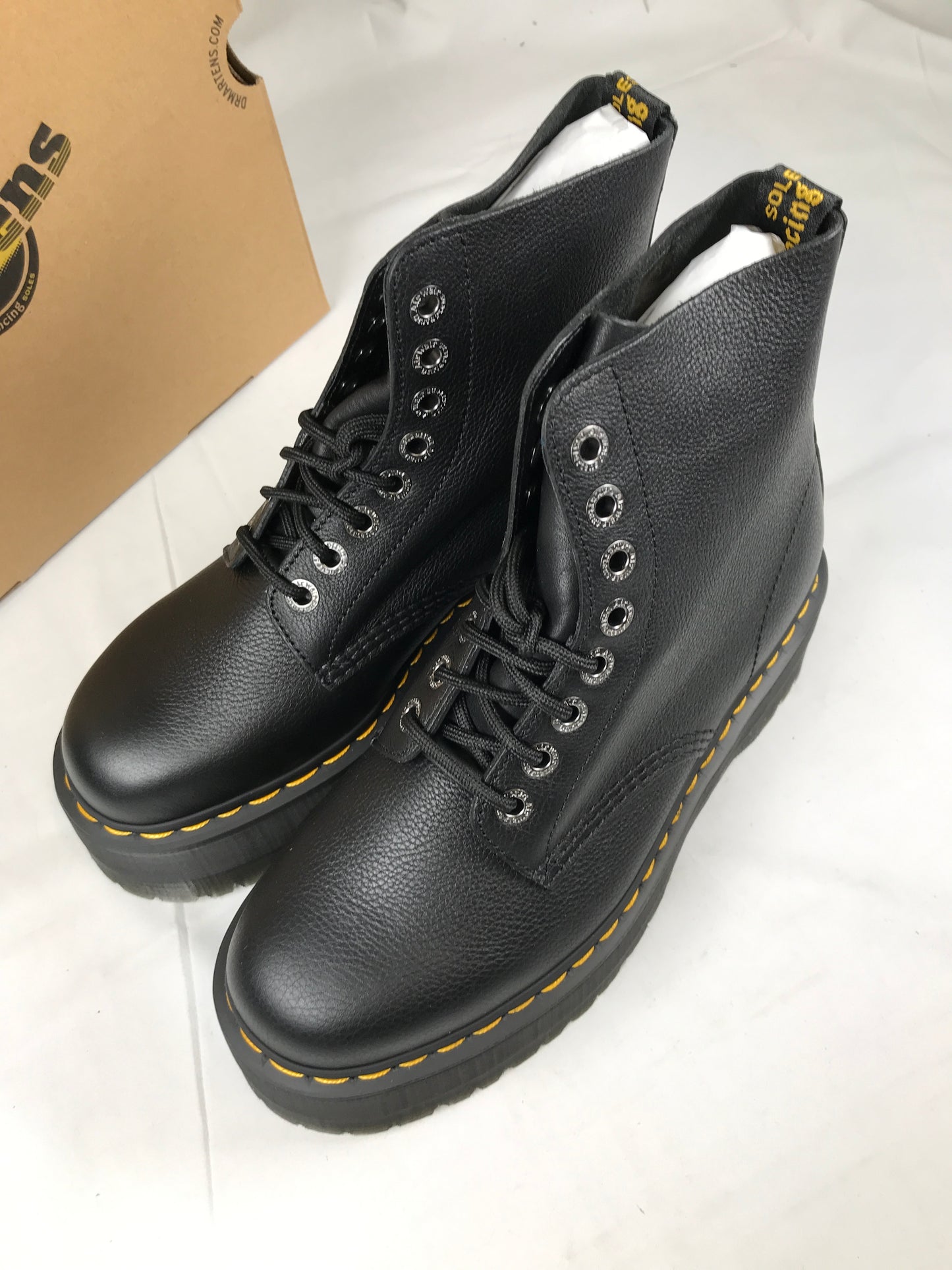 Dr. Martens 1460 Max Leather Platform Boots