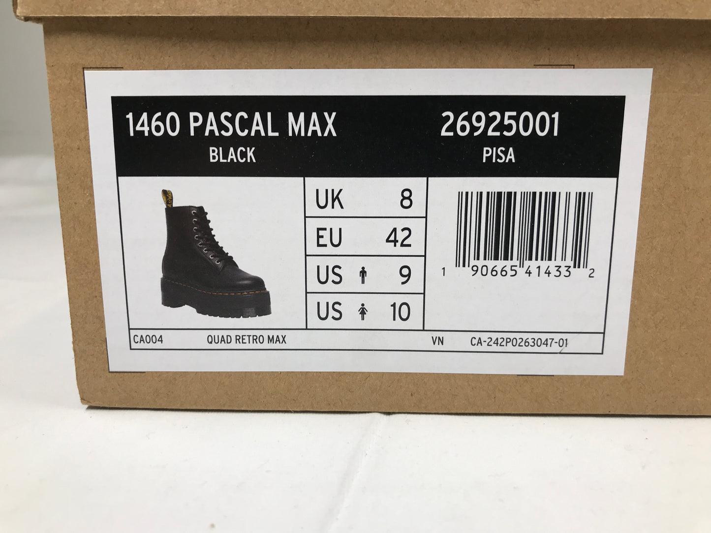 Dr. Martens 1460 Max Leather Platform Boots