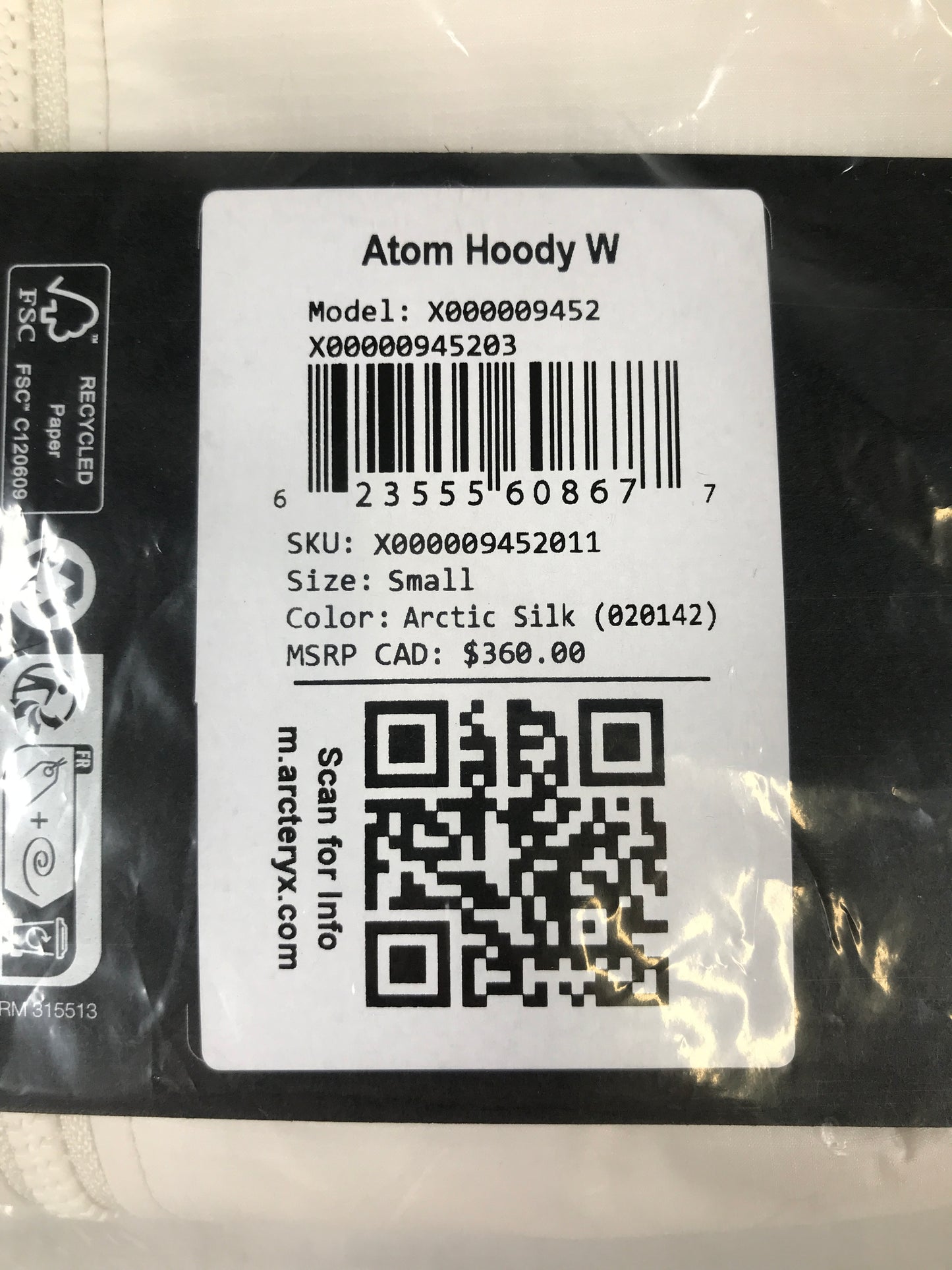 Arc'teryx Atom Hoody Women's