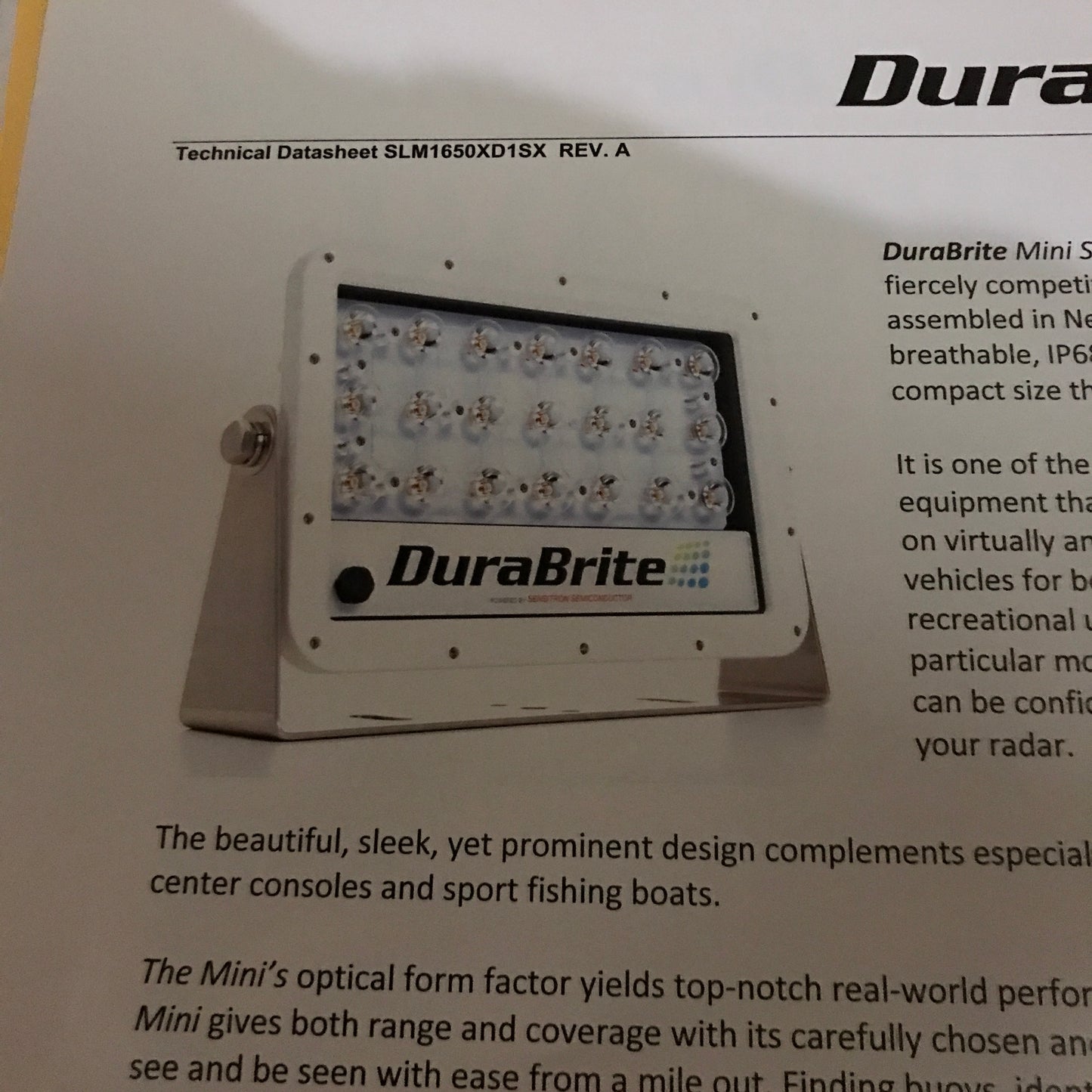 DuraBrite SLM Mini Spot Light - White