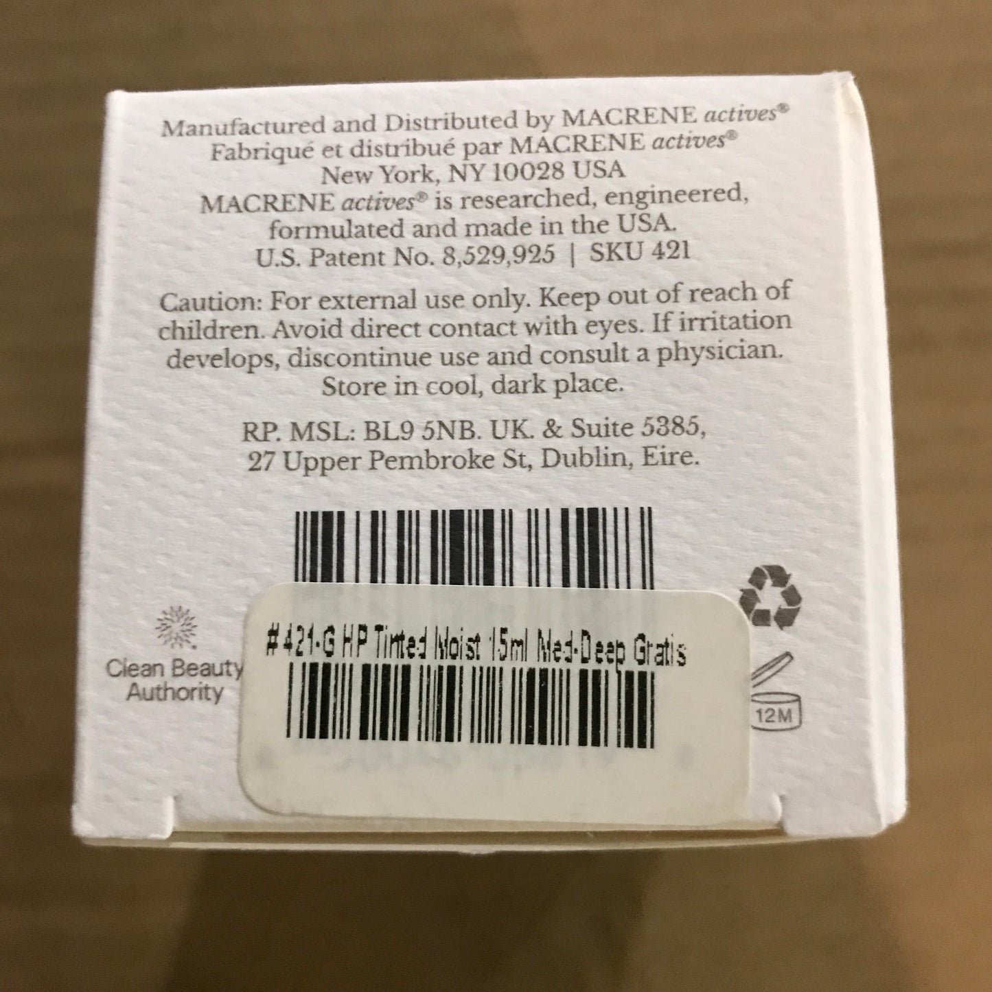 Macrene Actives High Performance Tinted Moisturizer - Medium-Deep 0.5oz