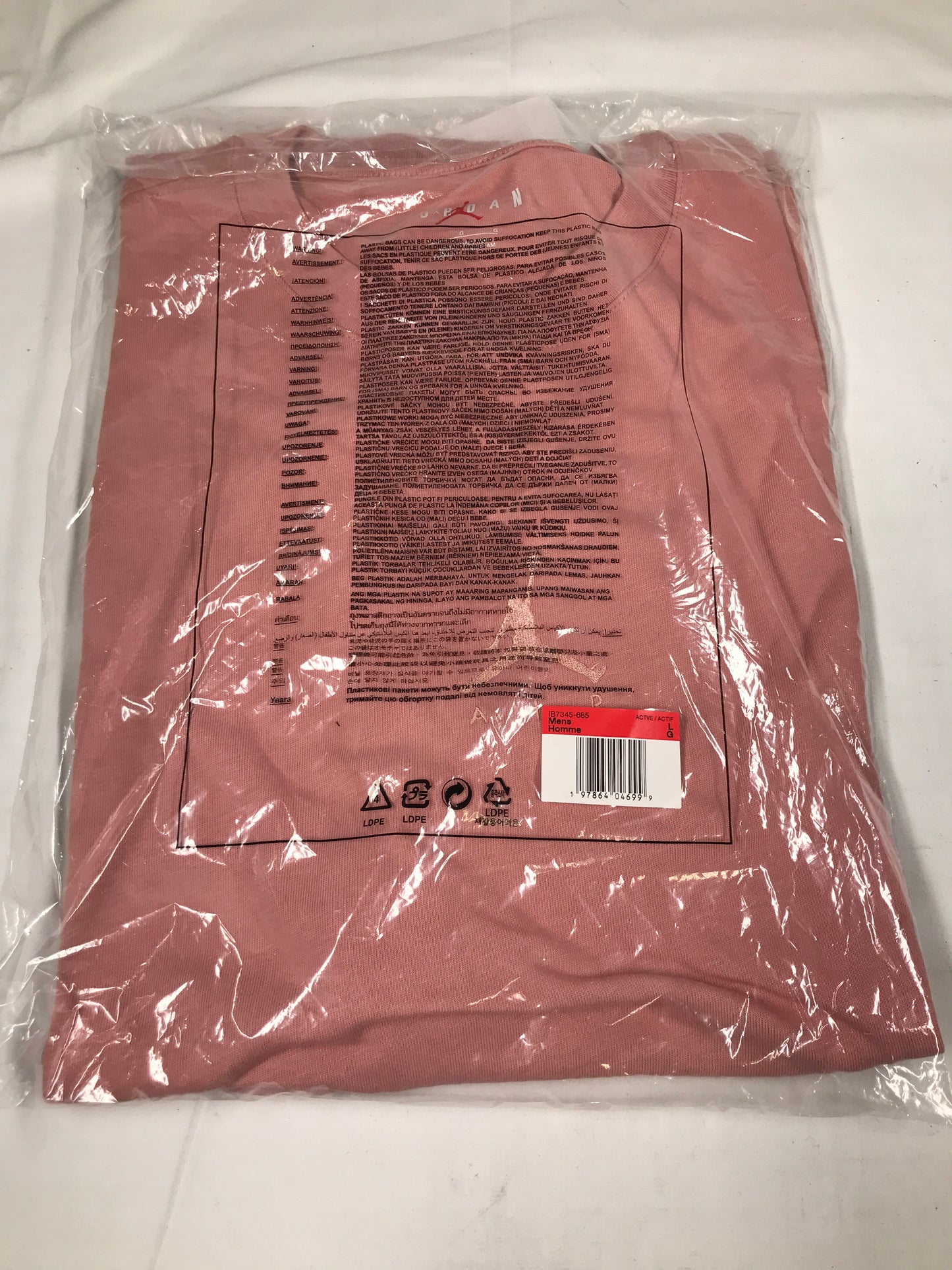 Nike Air Jordan Flight Essentials Men's Oversized T-Shirt 'Rust Pink'