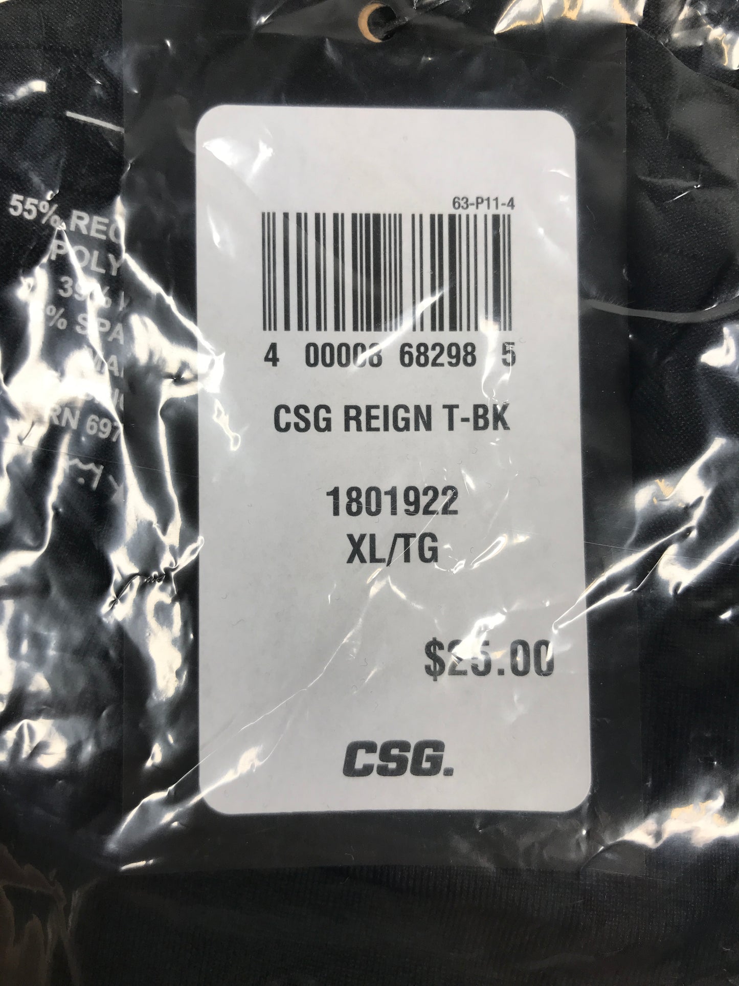 CSG Active Reign T-Shirt - Black