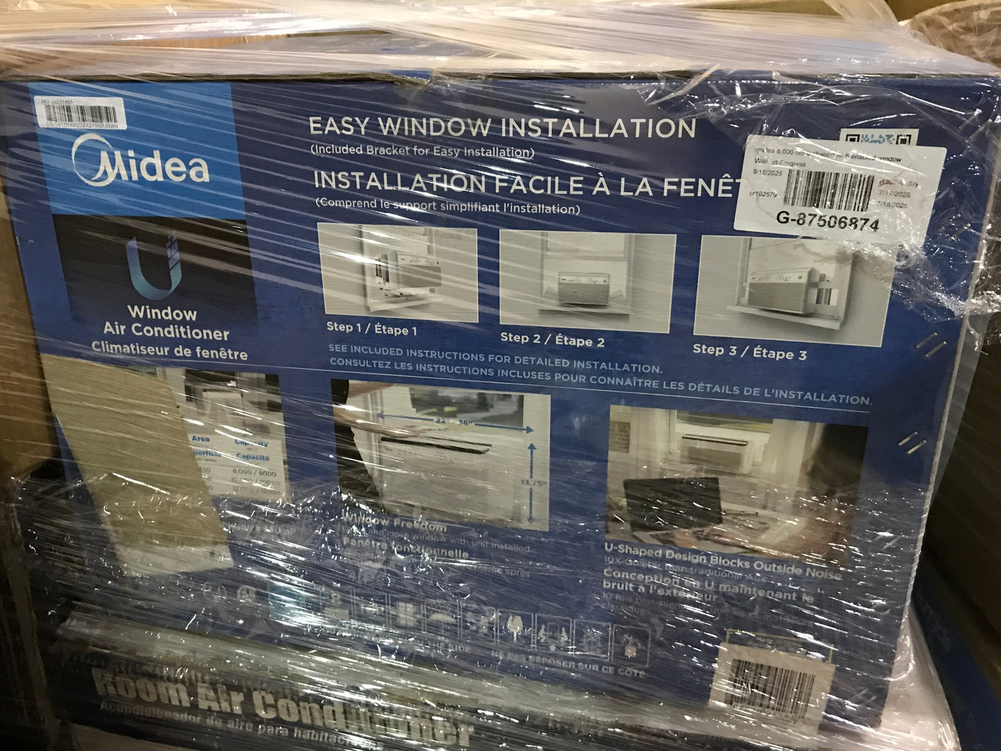 Midea 8,000 BTU Smart Inverter U-Shaped Window Air Conditioner - PICK UP ONLY