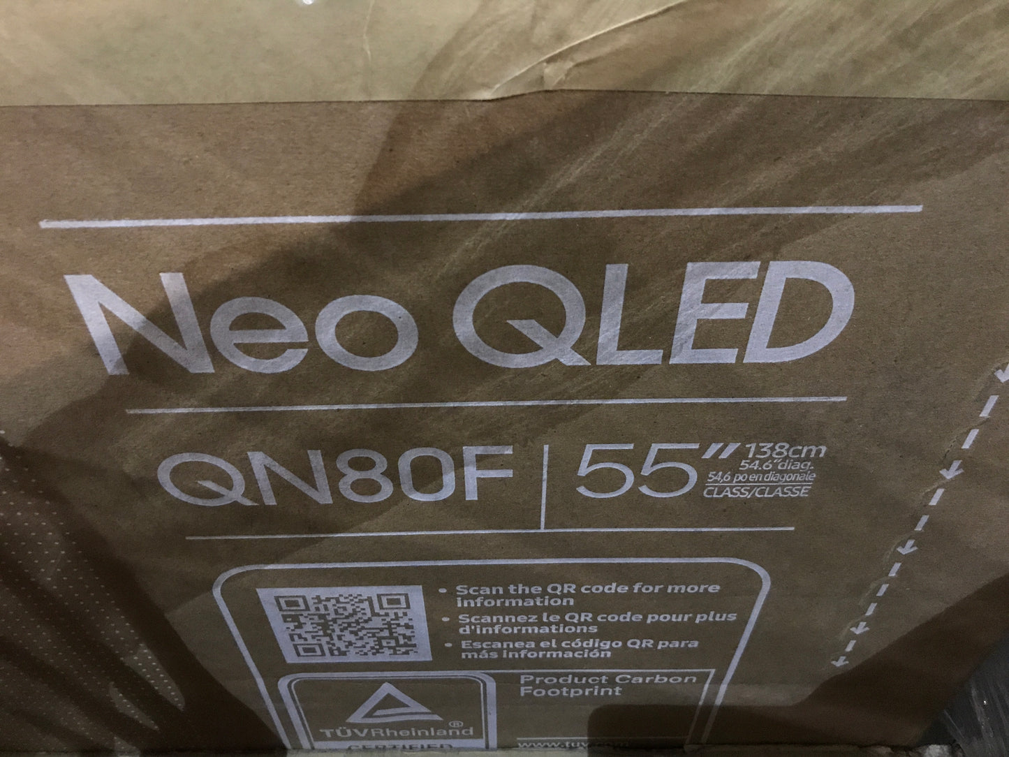 Samsung 55" Neo QLED QN80F 4K Vision AI Smart TV (2025) - PICK UP ONLY
