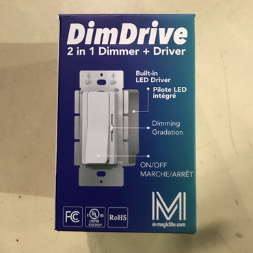 DimDrive - 24V LED Driver with Built-In Dimmer (60W) - 2 Pack