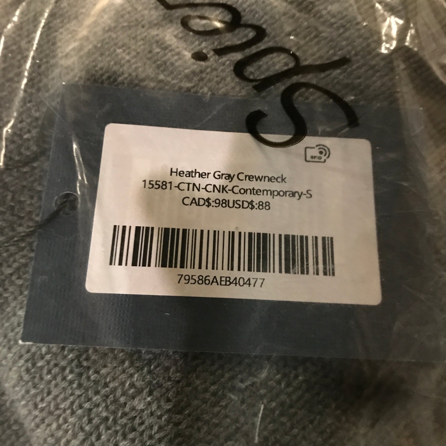 Spier & Mackay Heather Gray Crewneck Sweater