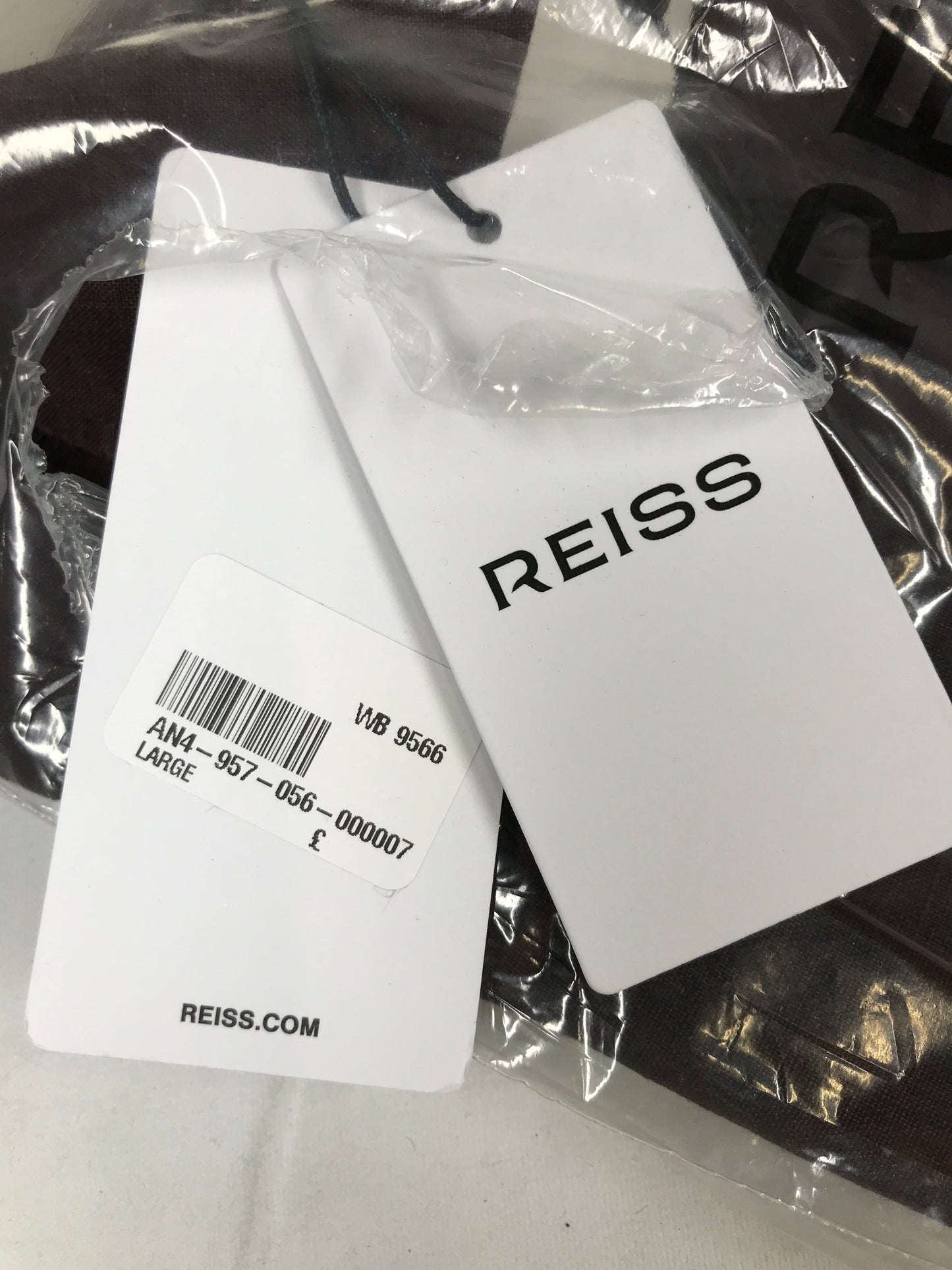 Reiss Ruban Linen Button-Through Shirt in Dark Brown