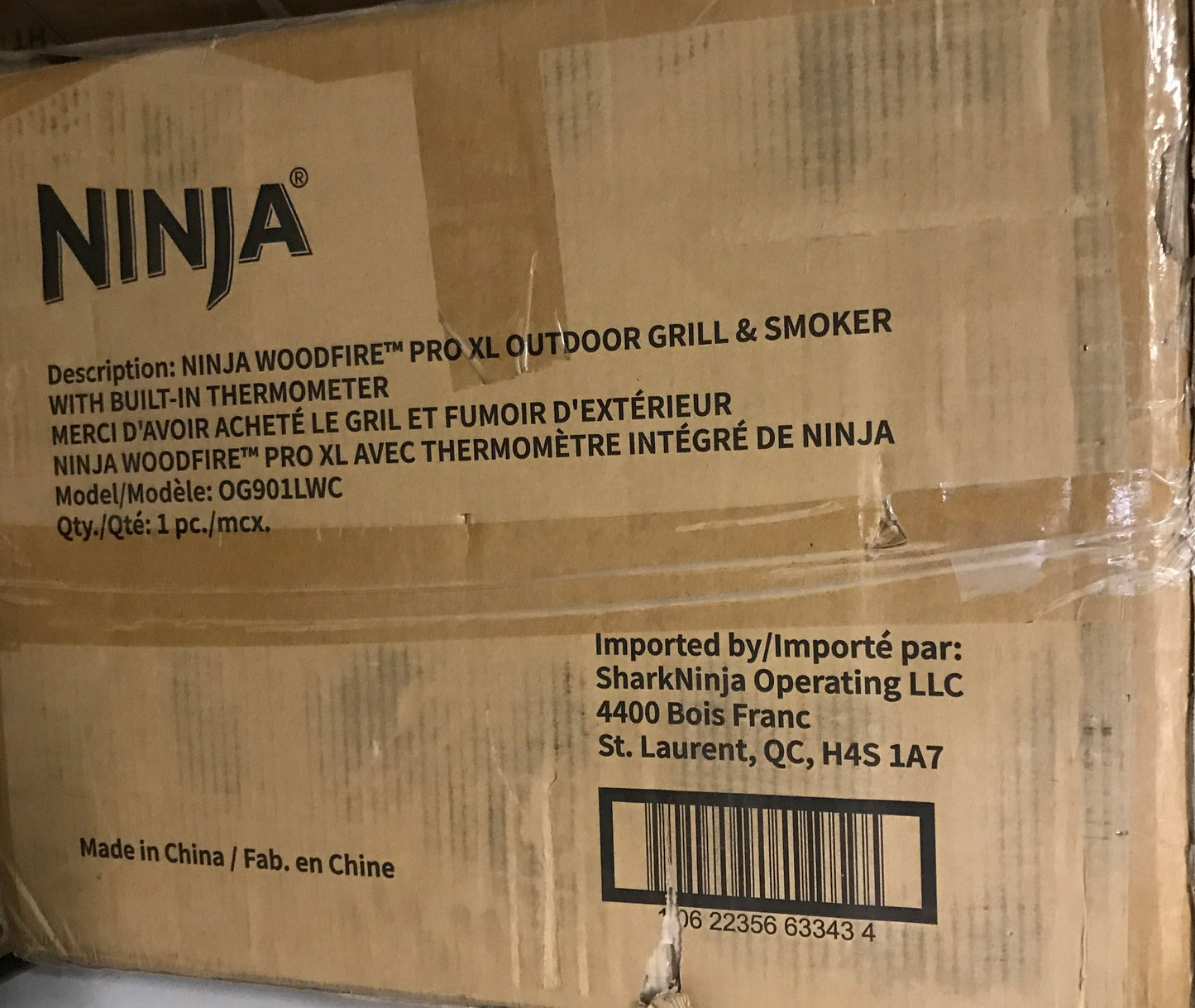 Ninja Woodfire Pro Connect XL Outdoor Grill & Smoker - PICK UP ONLY