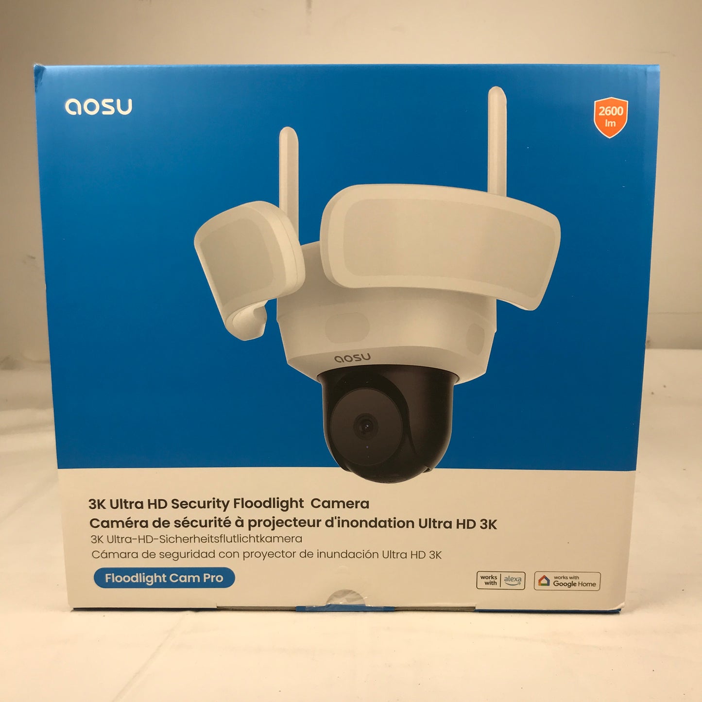 Aosu Floodlight Cam Pro - Smart Outdoor Security Camera