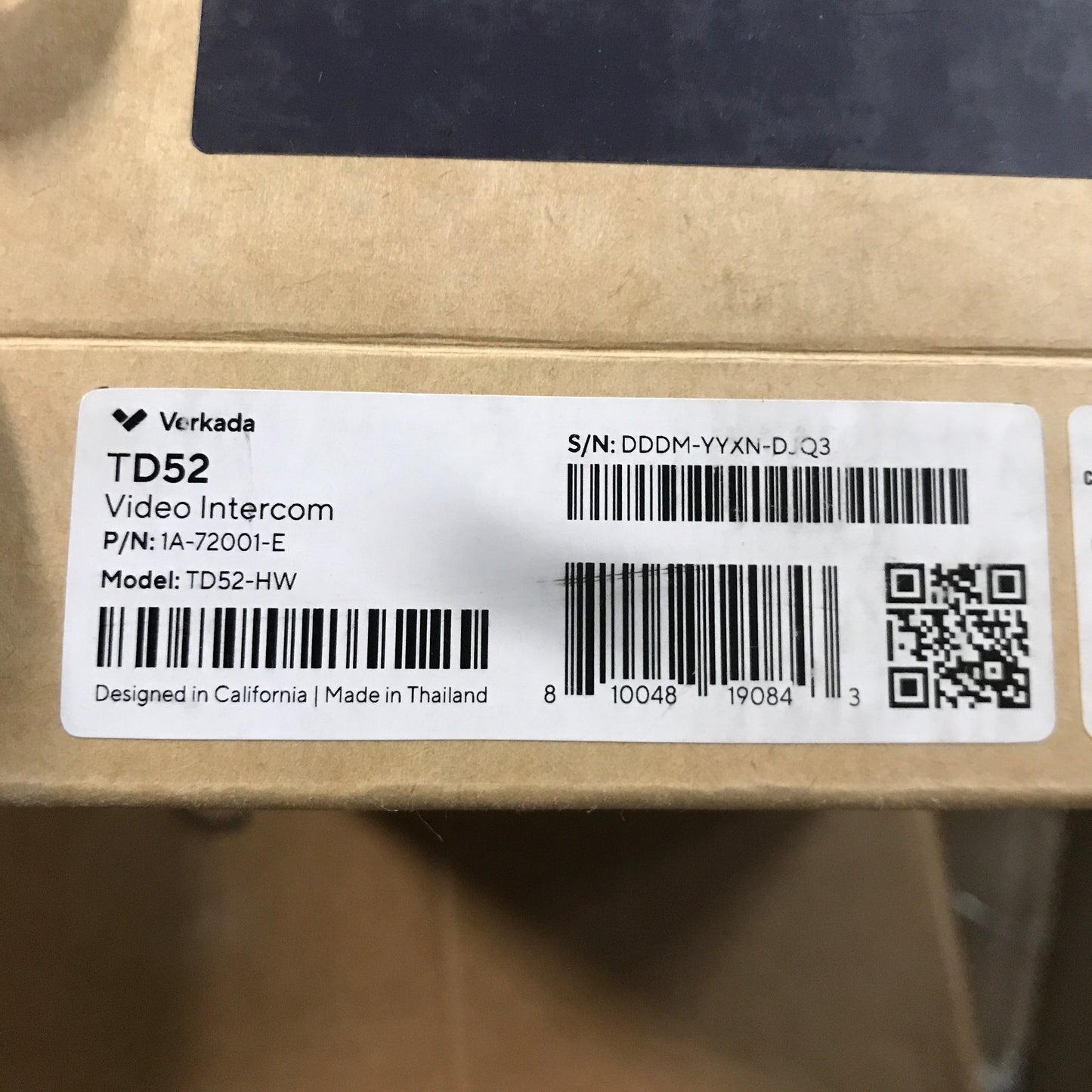 Verkada TD52 Video Intercom