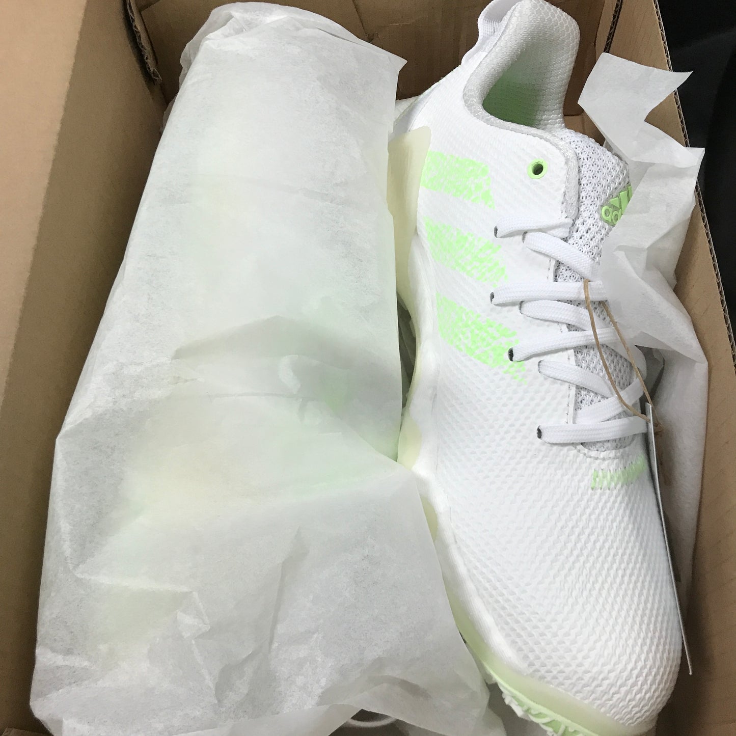 Adidas Women's Codechaos 22 Spikeless Golf Shoes - White/Green