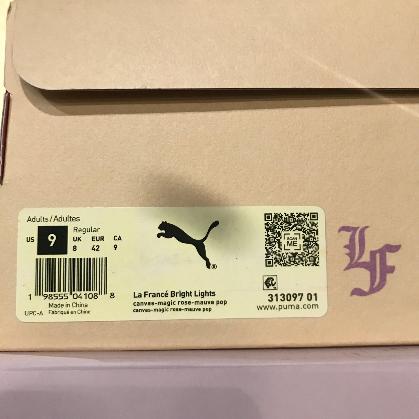 Puma Lafrancé Bright Lights - Canvas/Magic Rose/Mauve Pop
