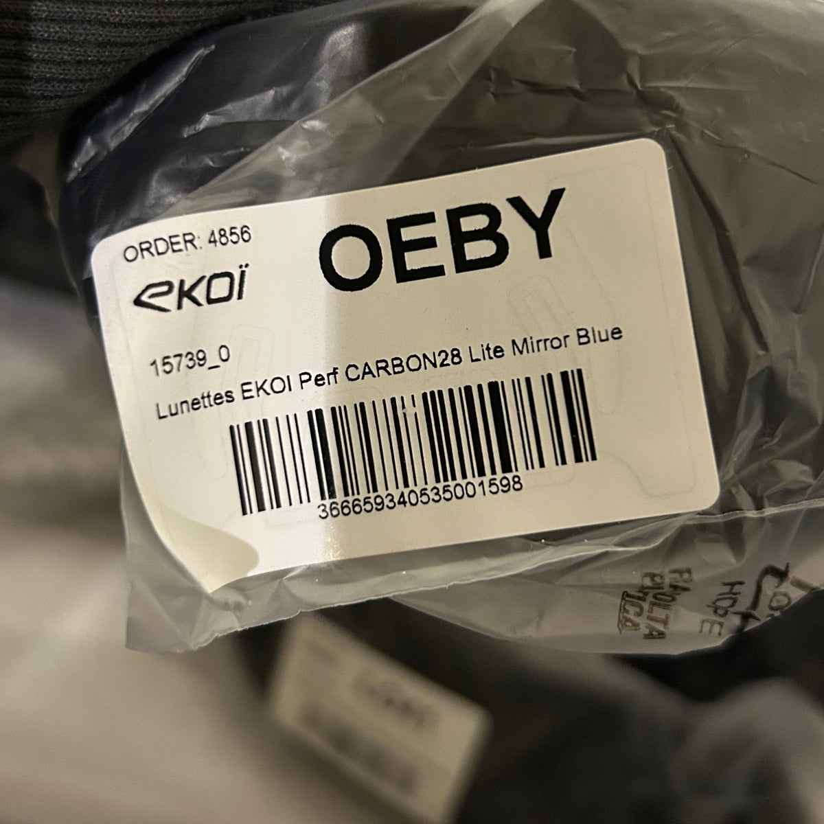 EKOI Perf CARBON28 Lite Sunglasses - Mirror Blue