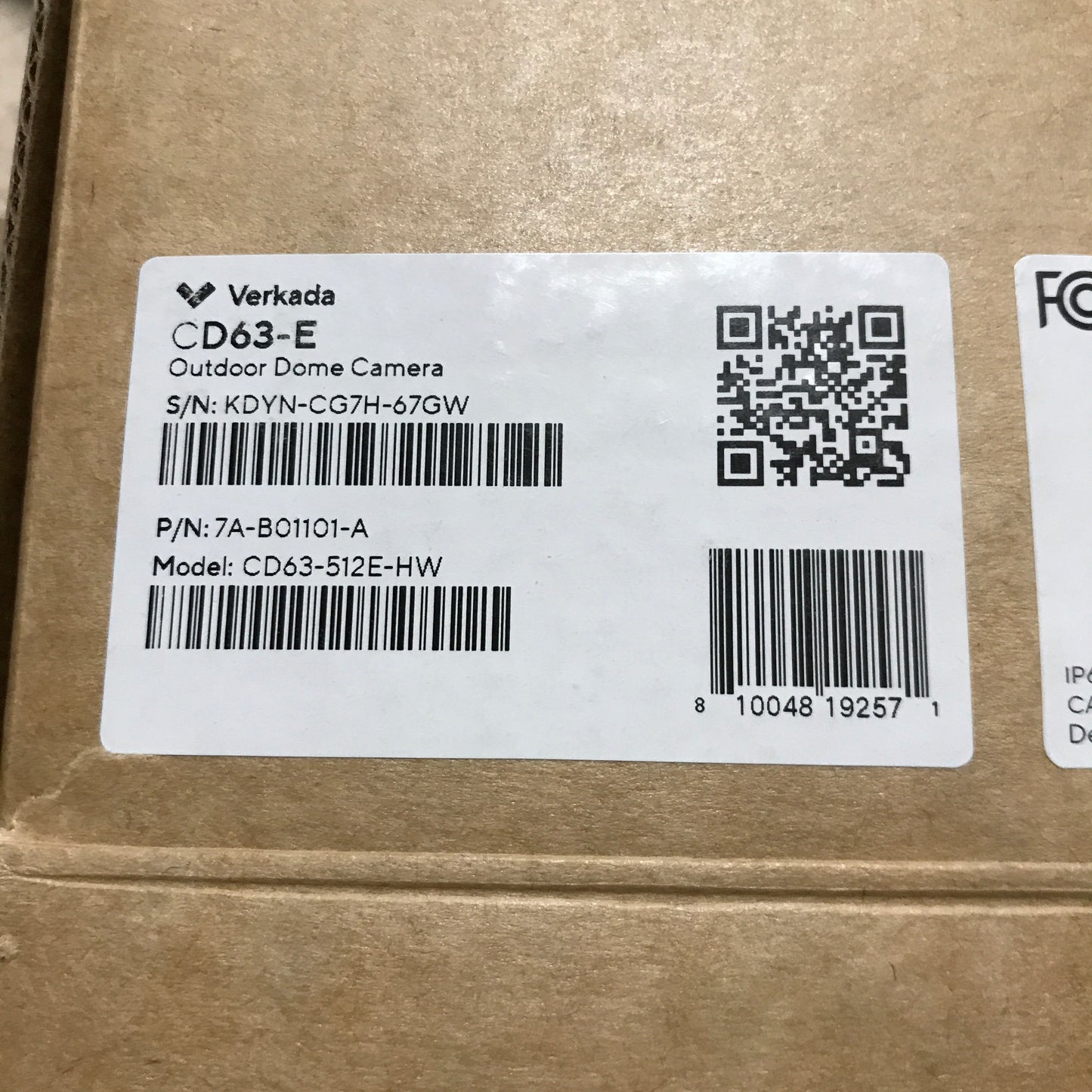 Verkada CD63-E Network Surveillance Outdoor Dome Camera